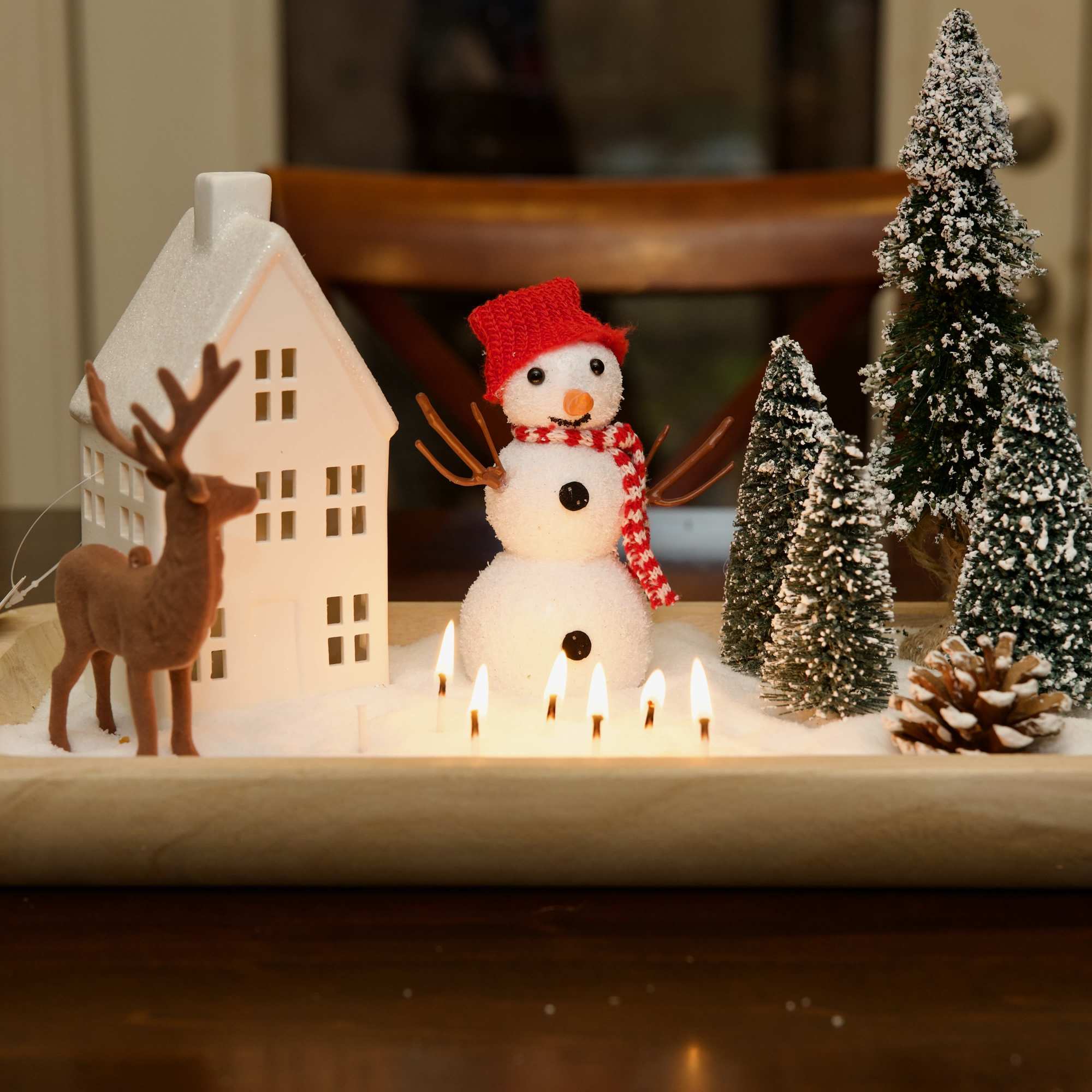 decorative candles with sand wax