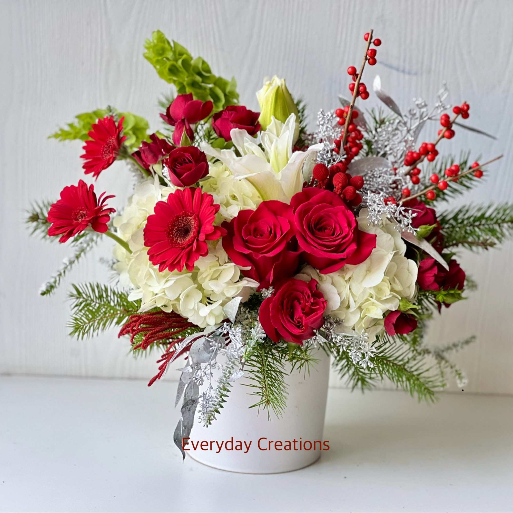 Bring festive elegance into your home with our Red &amp; White Holiday