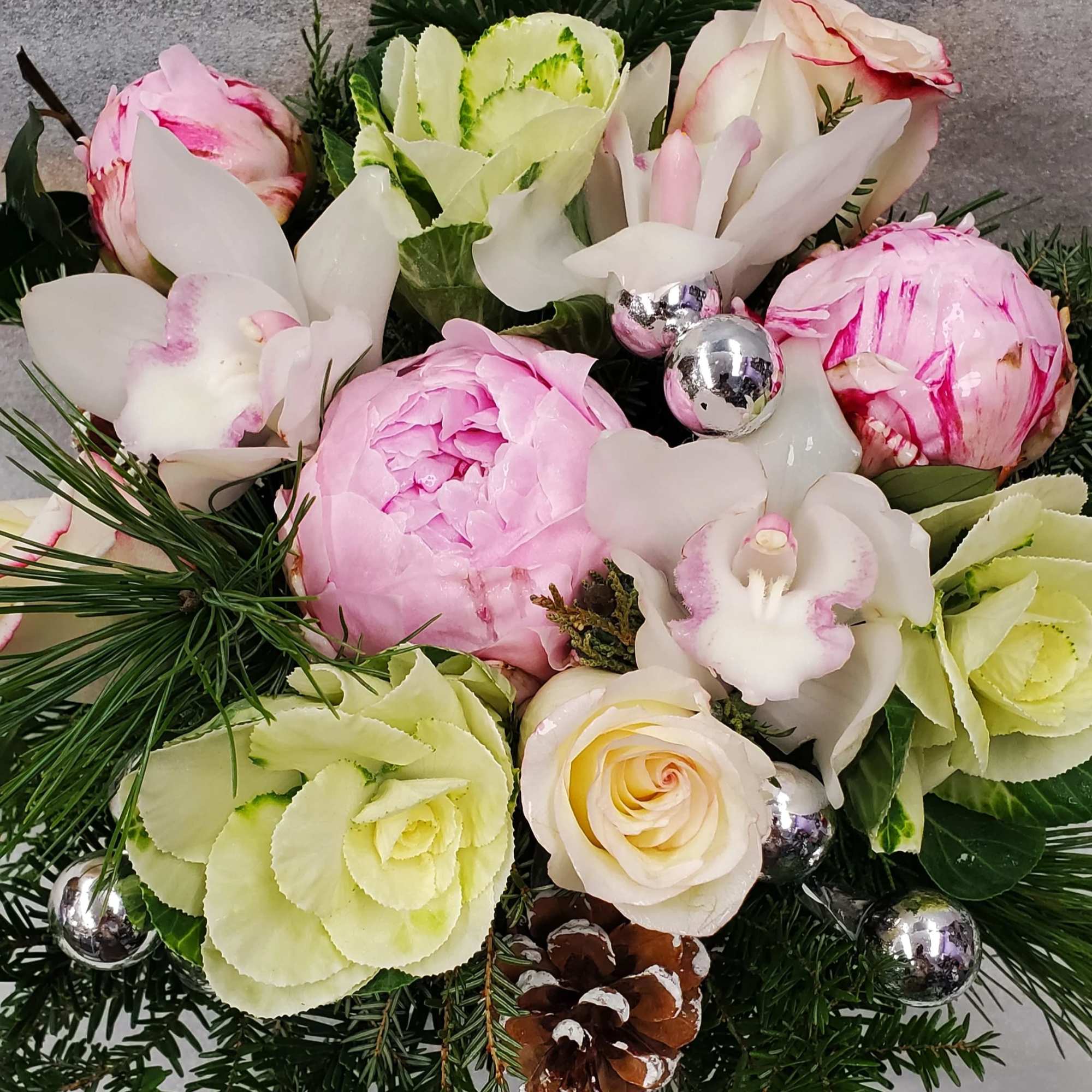 Winter in the white mountains, is in a lower wooden box. this