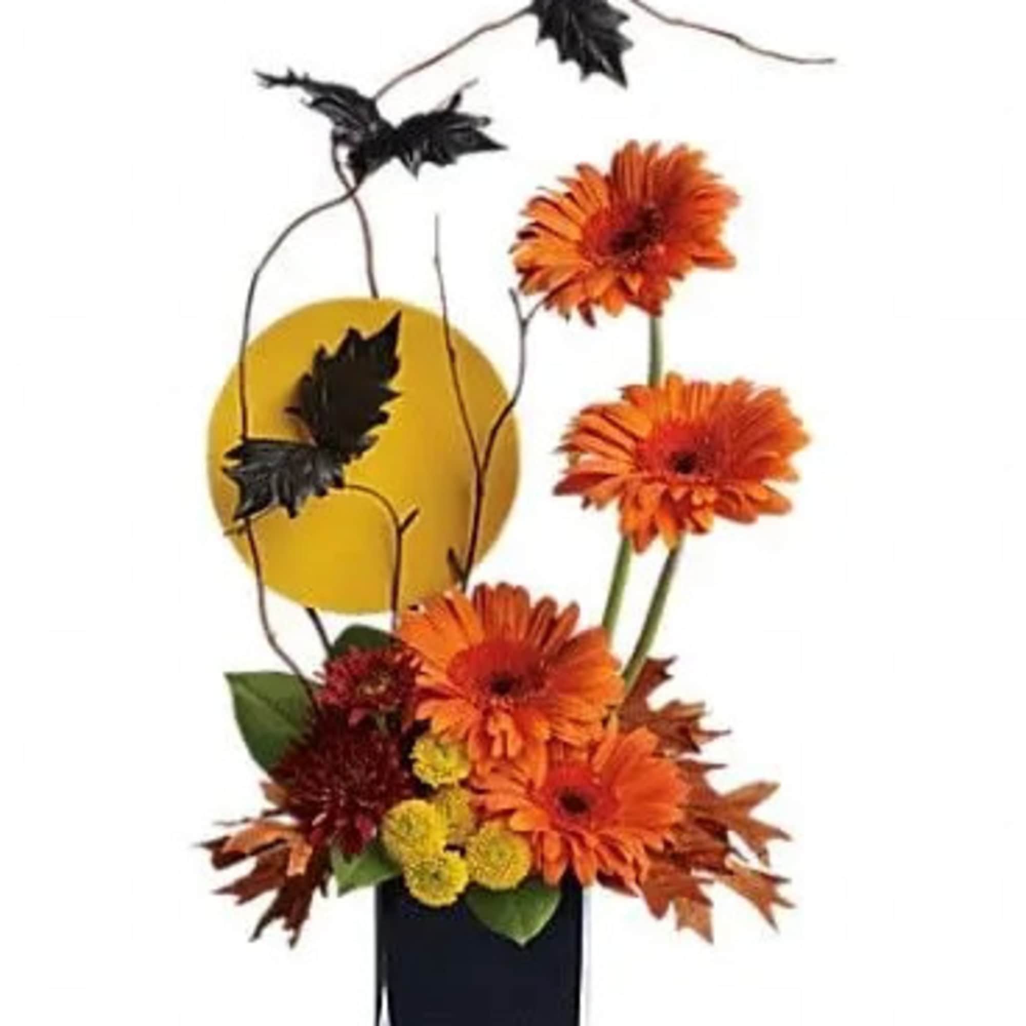 Bats off to you for showing your Halloween spirit. With flowers, bats