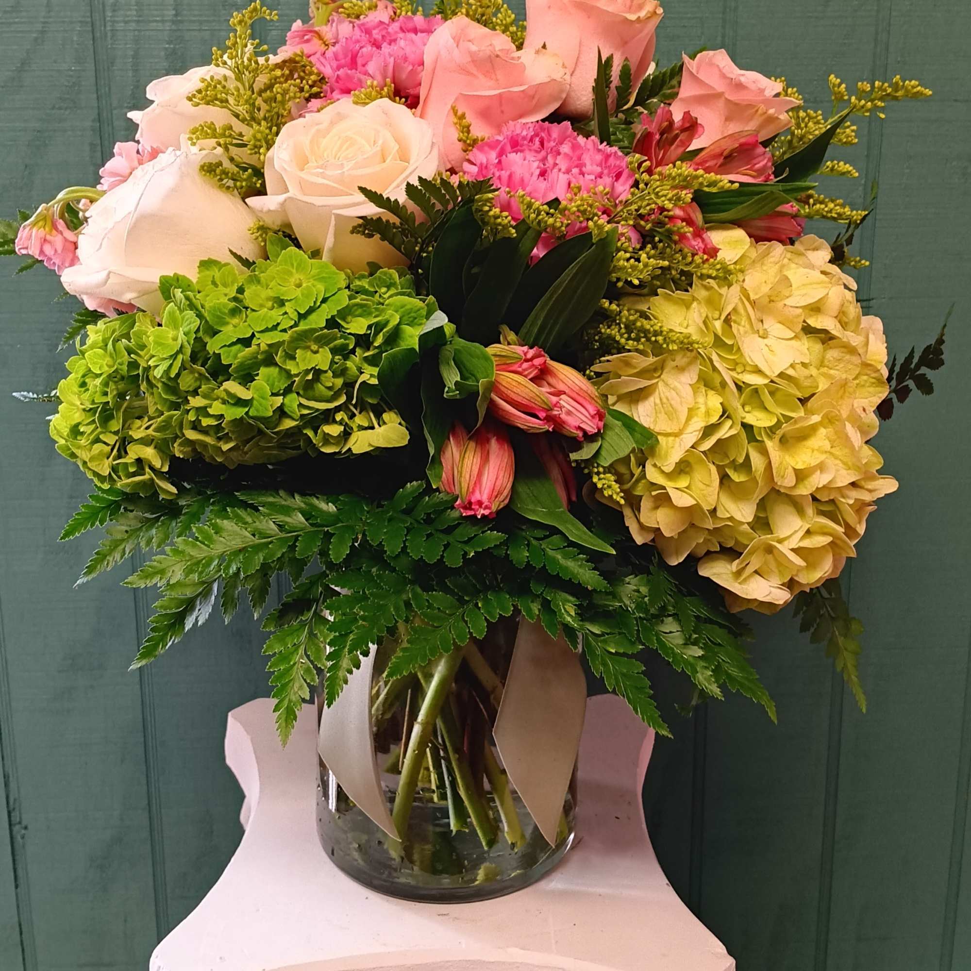 Celebrate elegance and charm with My Luxurious Lady, a stunning floral arrangement