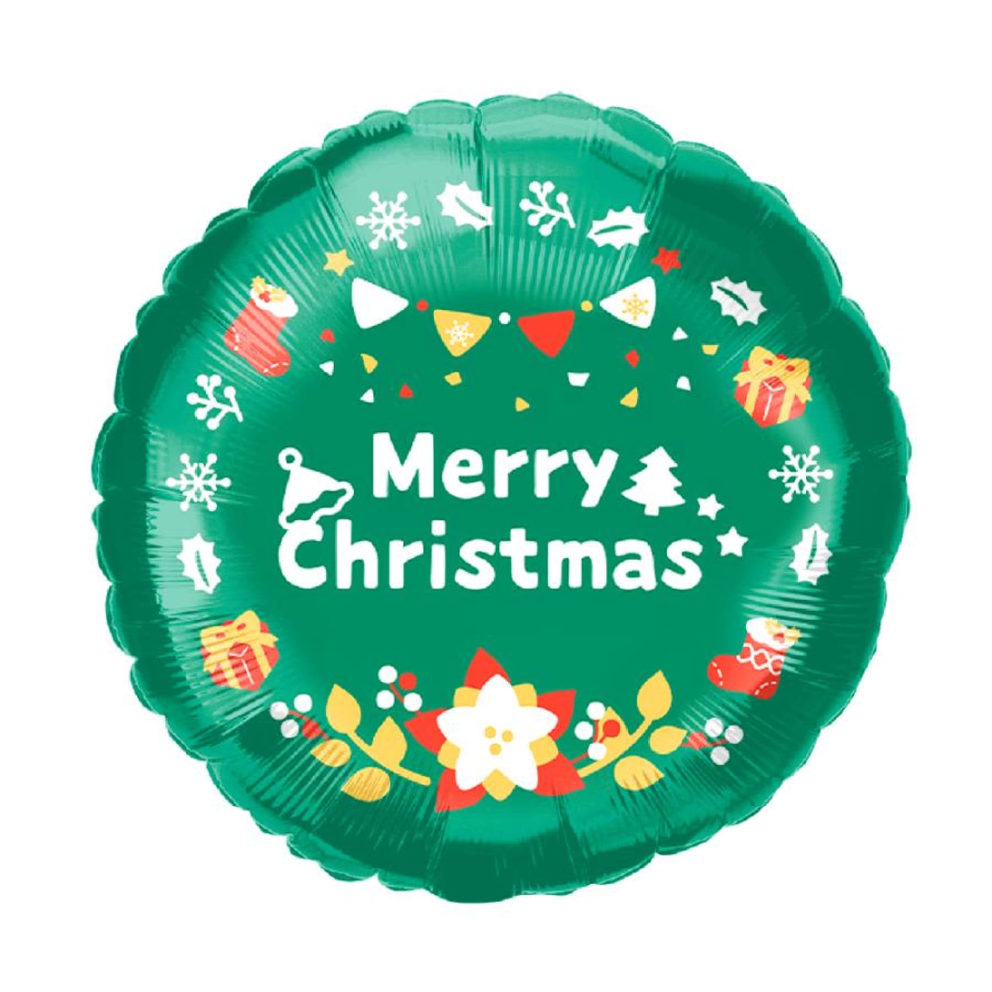 17" Merry Christmas Balloon
Standard 1 Balloon 6.99
Deluxe    3 Balloon's