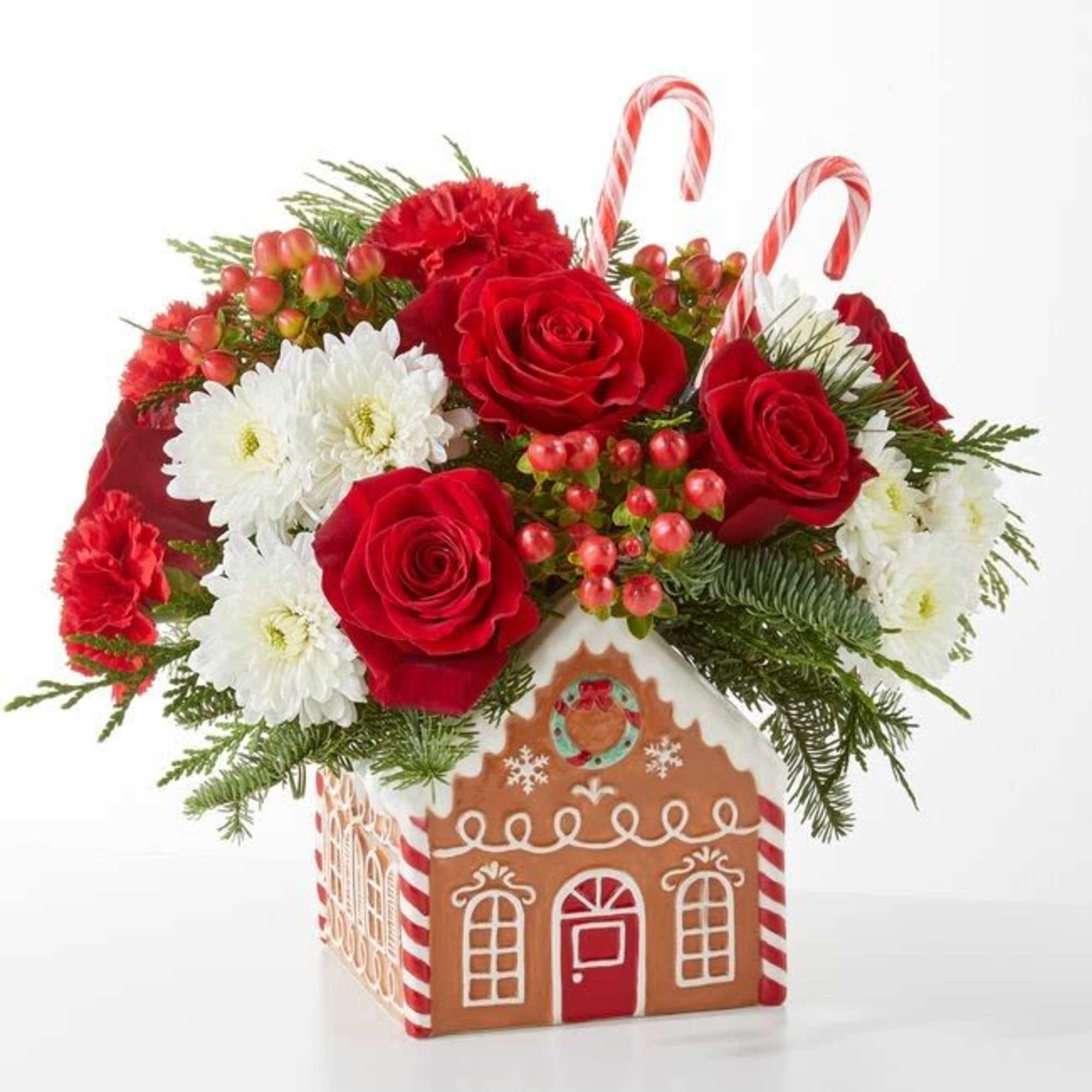 Share warmth and love with the Gingerbread Bakery Bouquet, a delectable blend