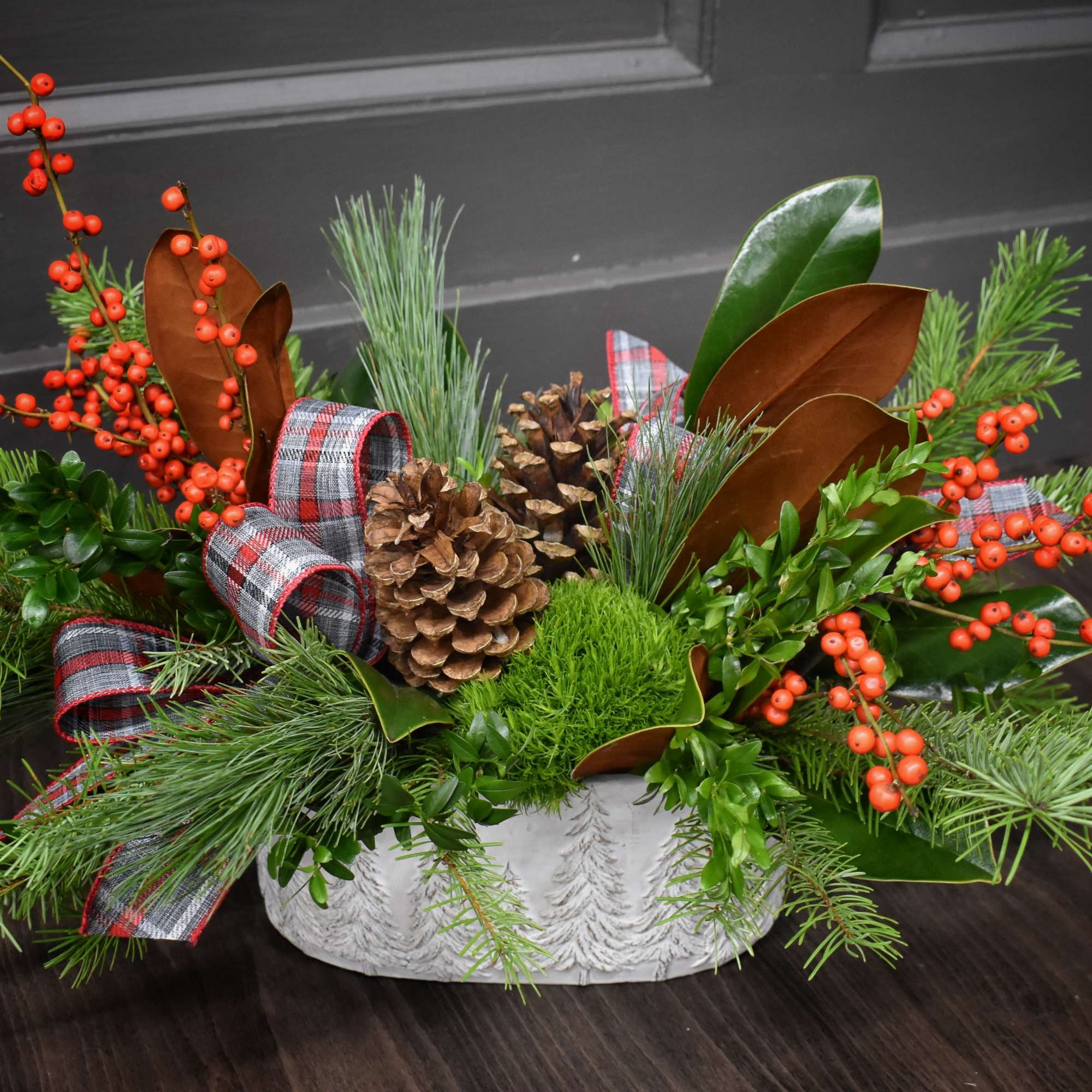 &quot;Over the river and through the woods.&quot; Wherever you&#039;re going, this arrangement