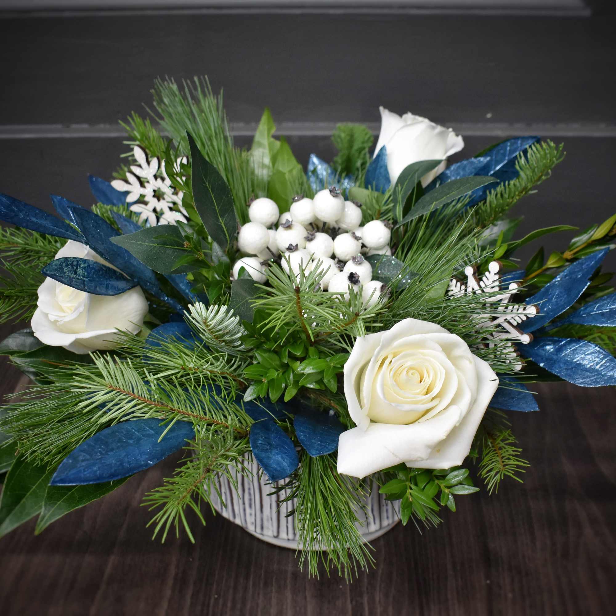 A change of pace from the reds and whites is this frosty