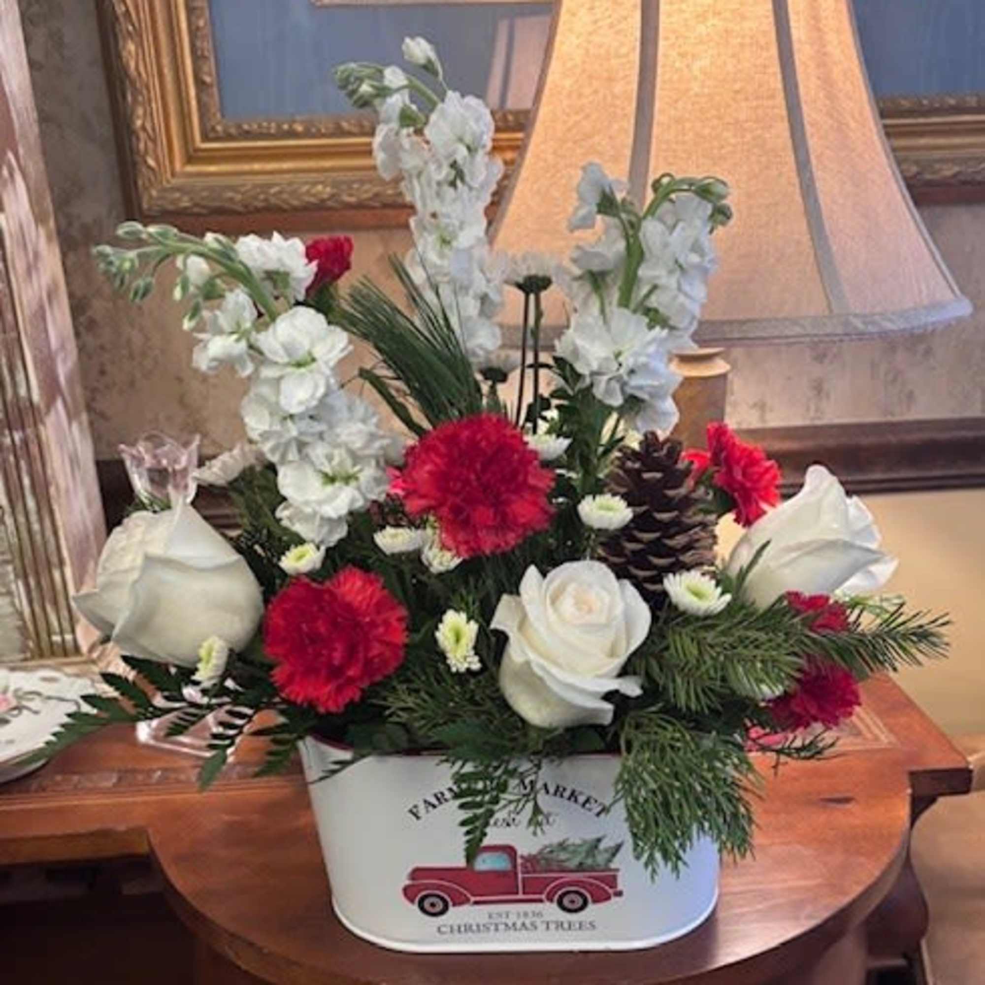 What a special time of year and with this adorable keepsake tin