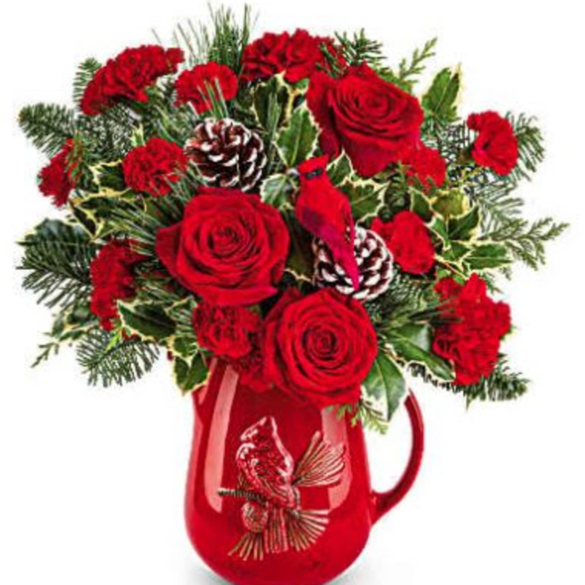Teleflora's Scarlet Melody Bouquet hits a high note with bold red carnations