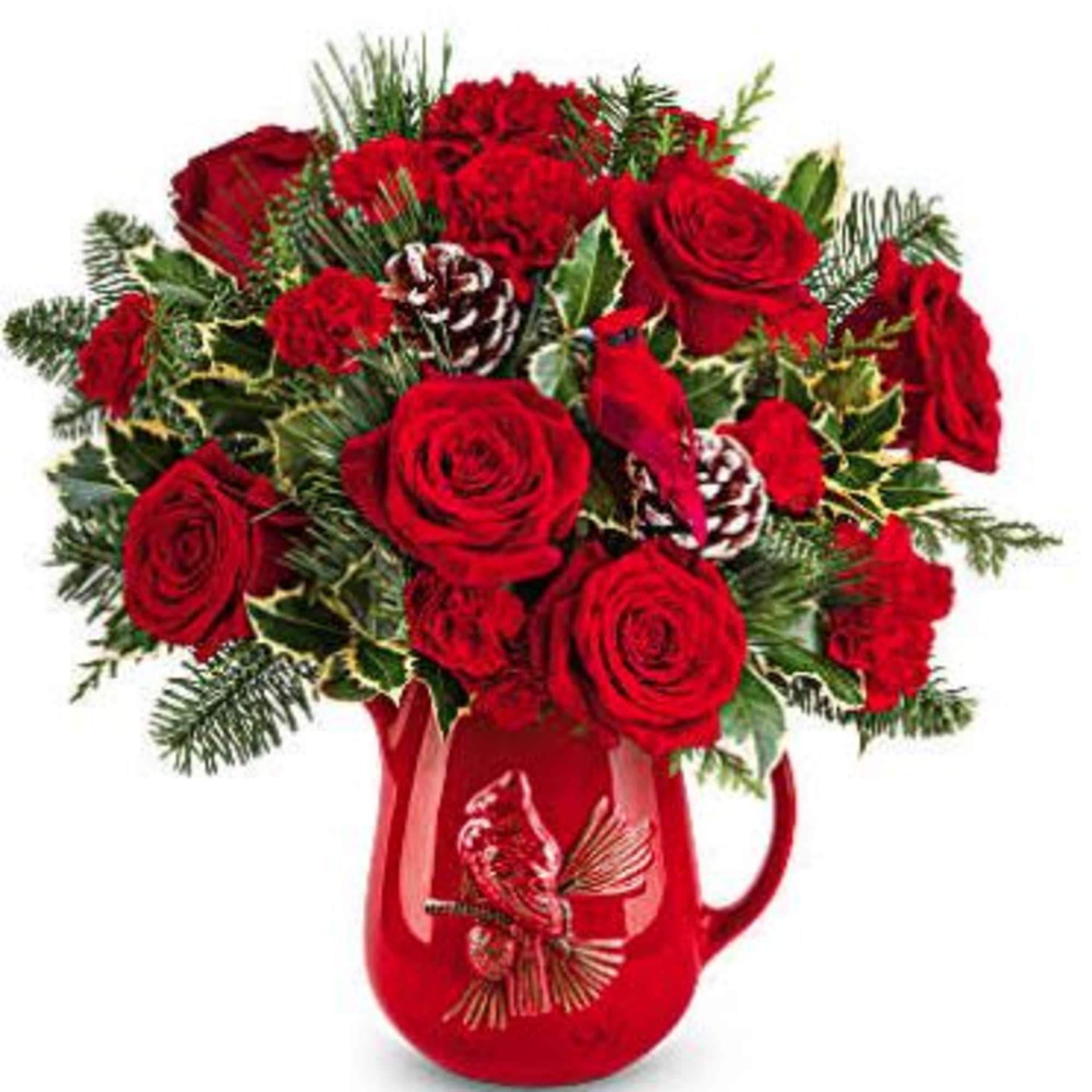 Teleflora's Scarlet Melody Bouquet hits a high note with bold red carnations