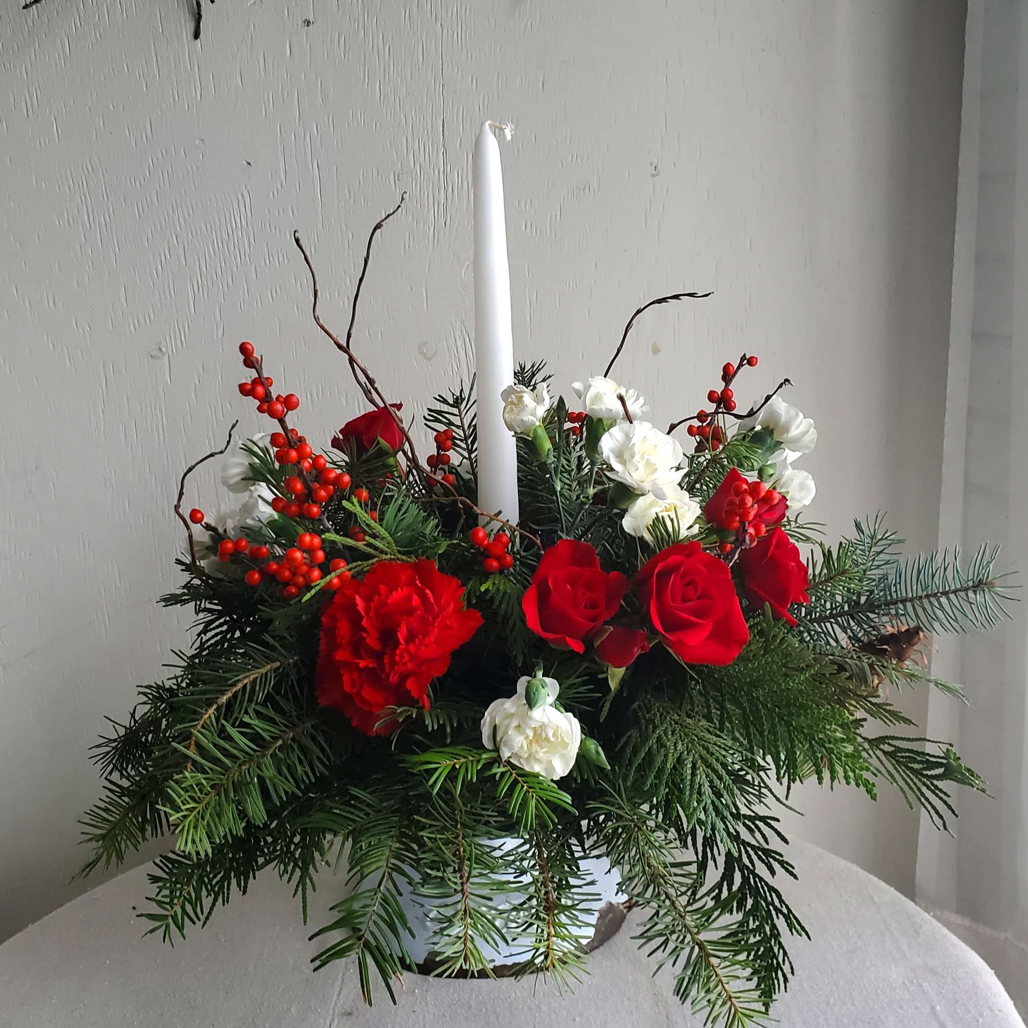 We are a custom design studio florist in a small town. Every
