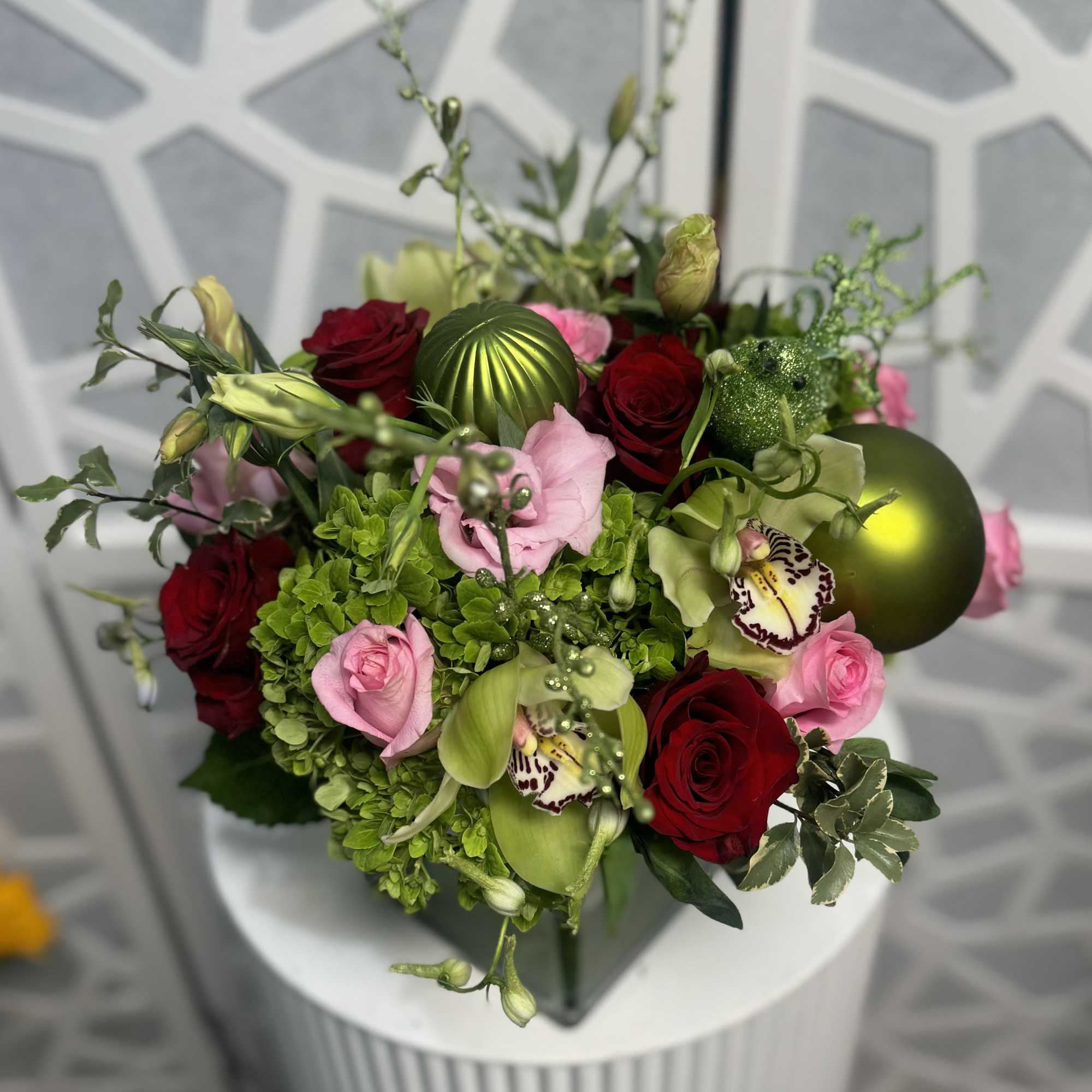 Celebrate the season with the festive cheer of the Holiday Fun arrangement!