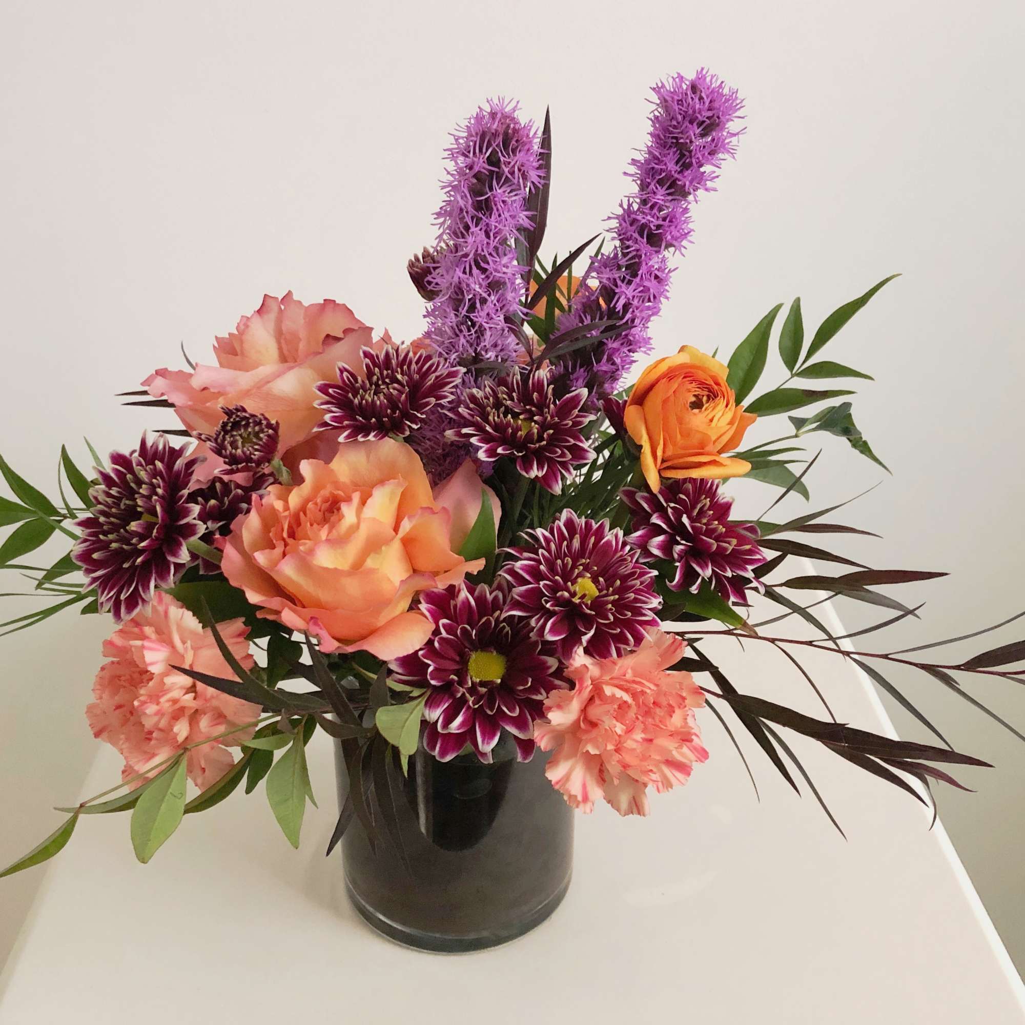 You are the Dancing Queen, wild and free! Vibrant orange and purple