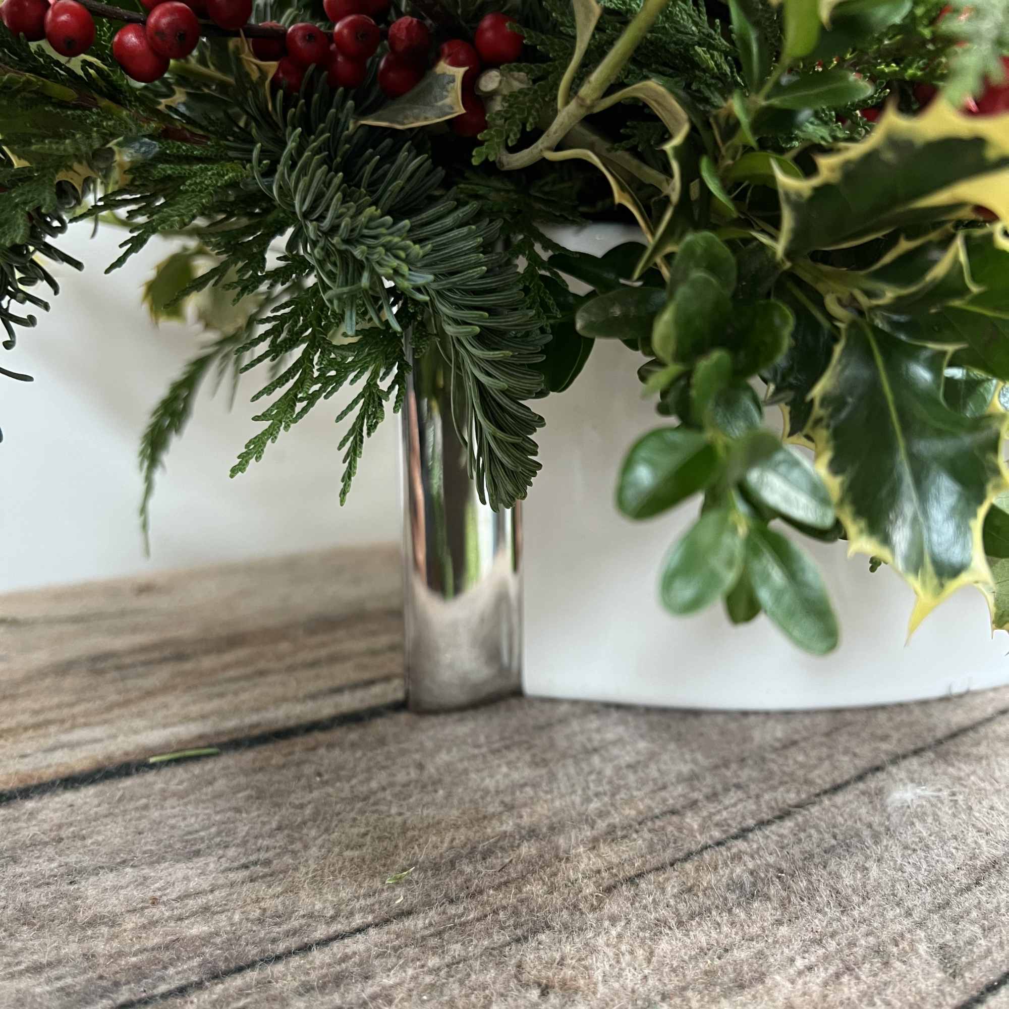 A modern white vessel to hold the season&#039;s most anticipated flower, the