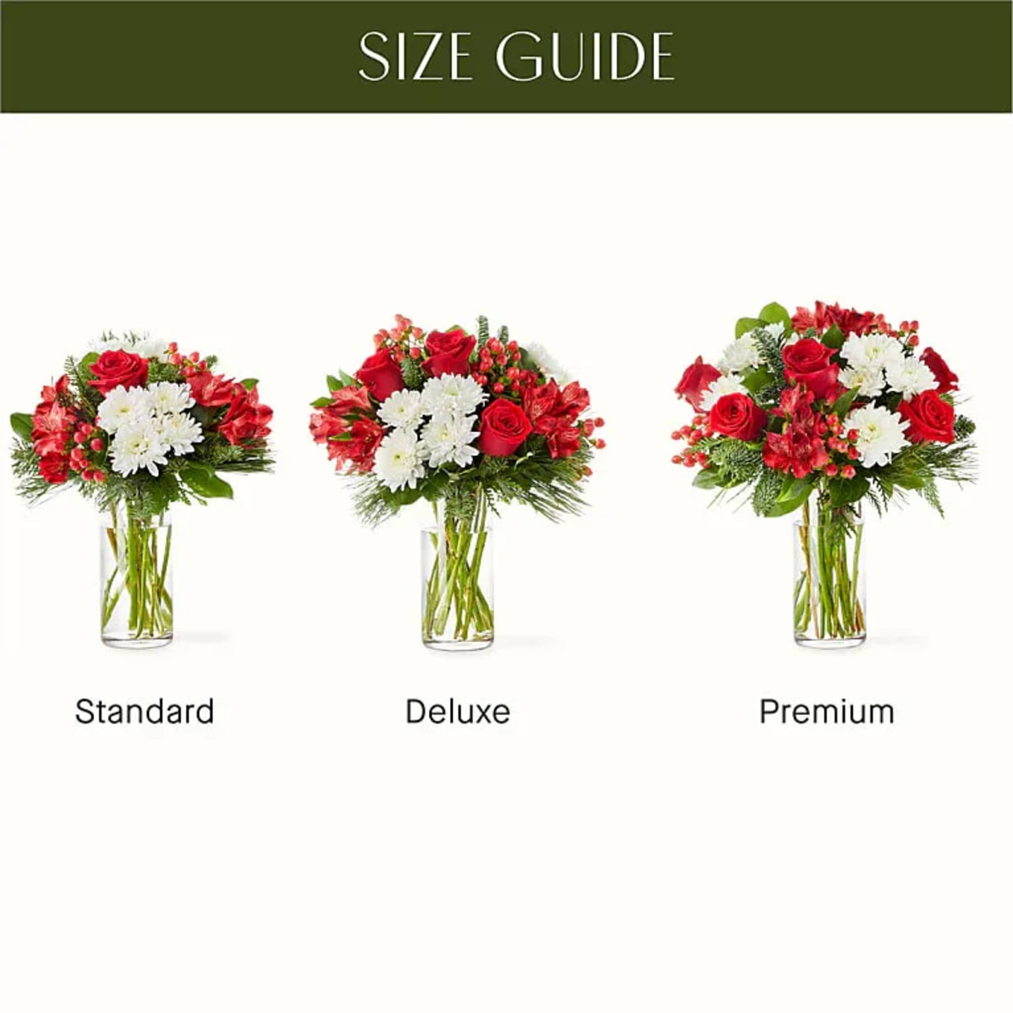 Christmas Bouquet Red and White 
