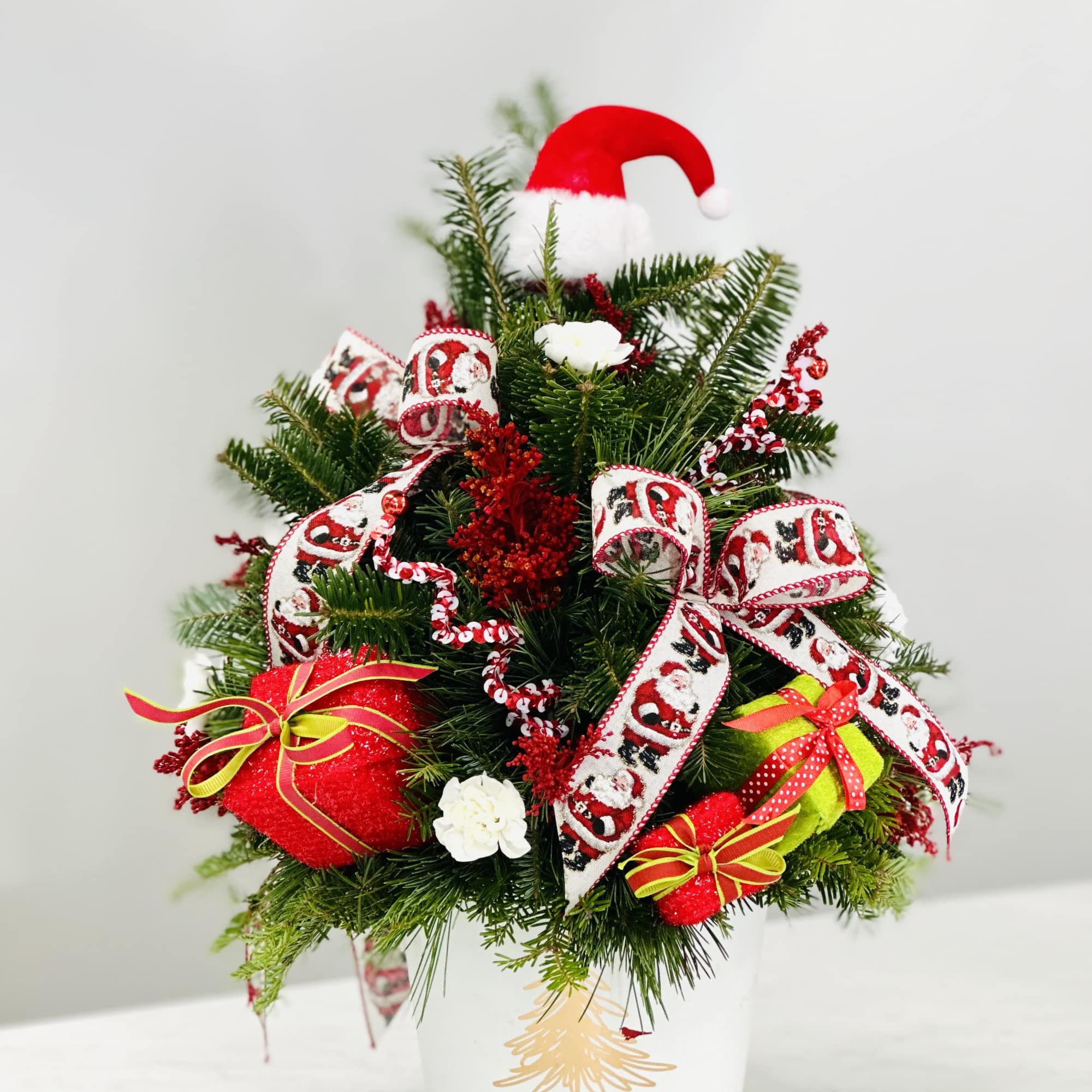 Santa is coming to town to leave presents under the tree. This