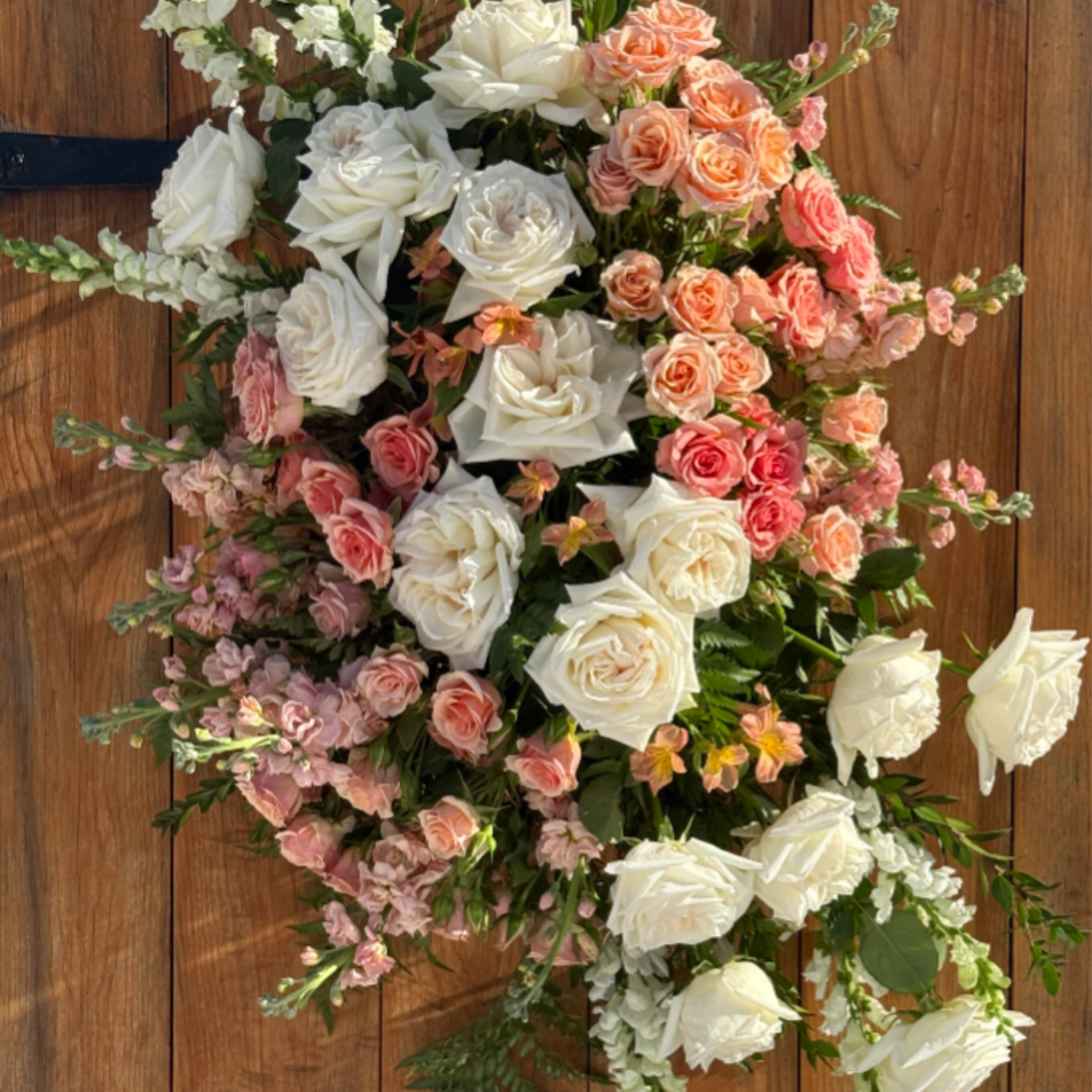 Poole Family Farm custom Funeral Spray