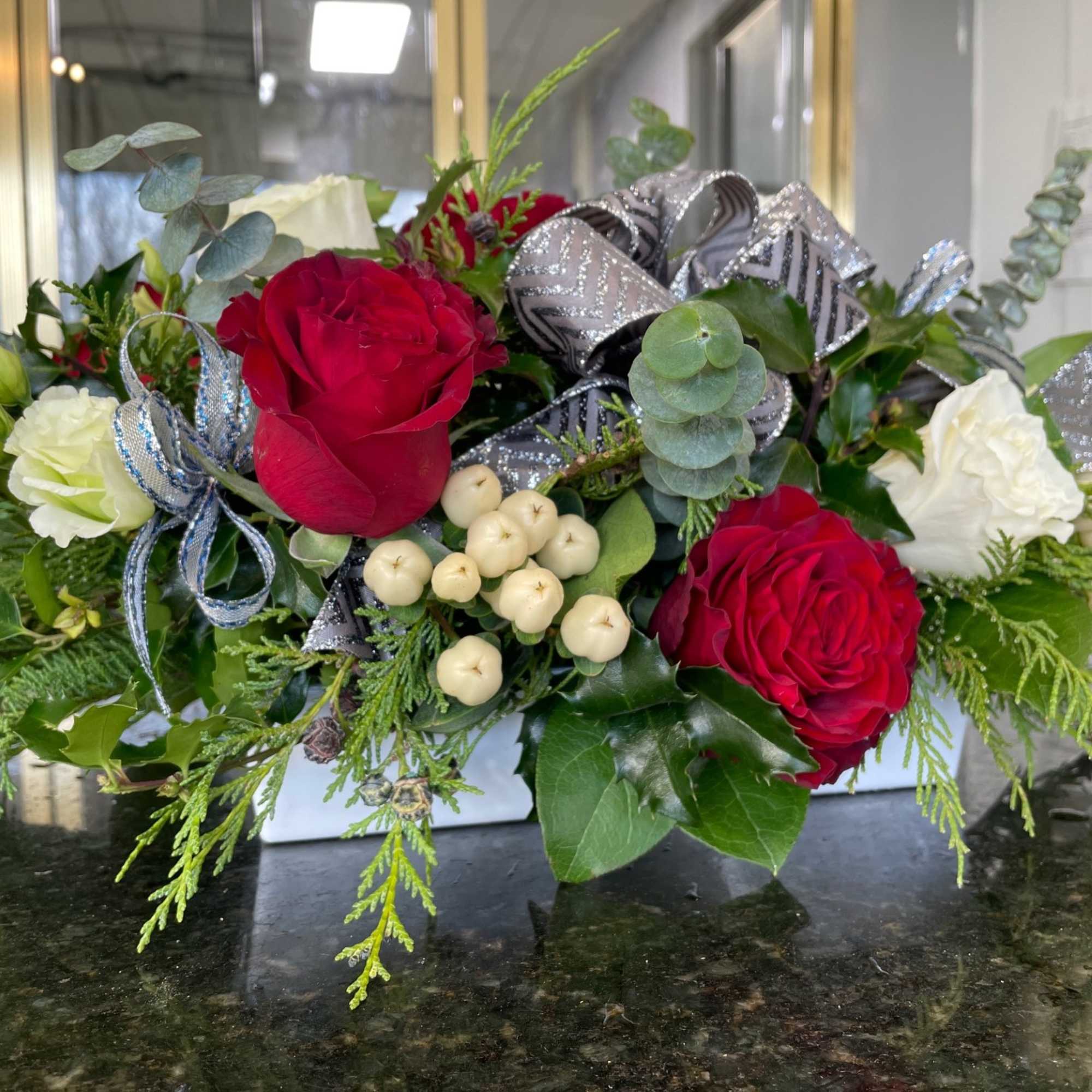 Table Centerpiece Aprox 18 inches over all Length X 10 inches Wide