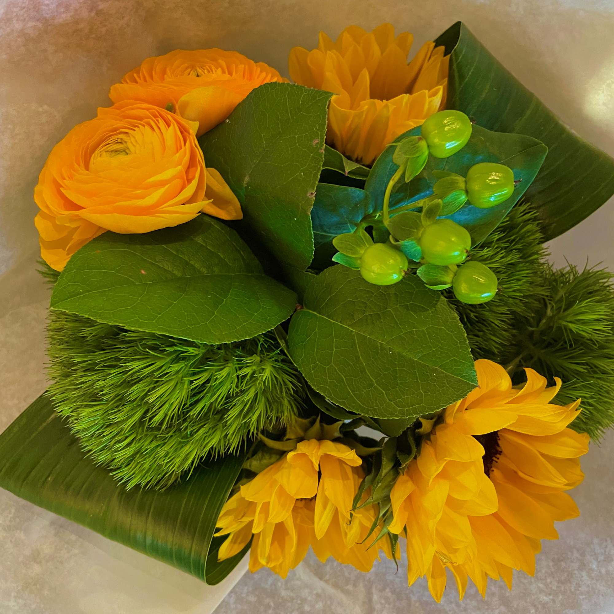 Send one of our upgraded Daily Bunch bouquets. 
The Daily Bunches are