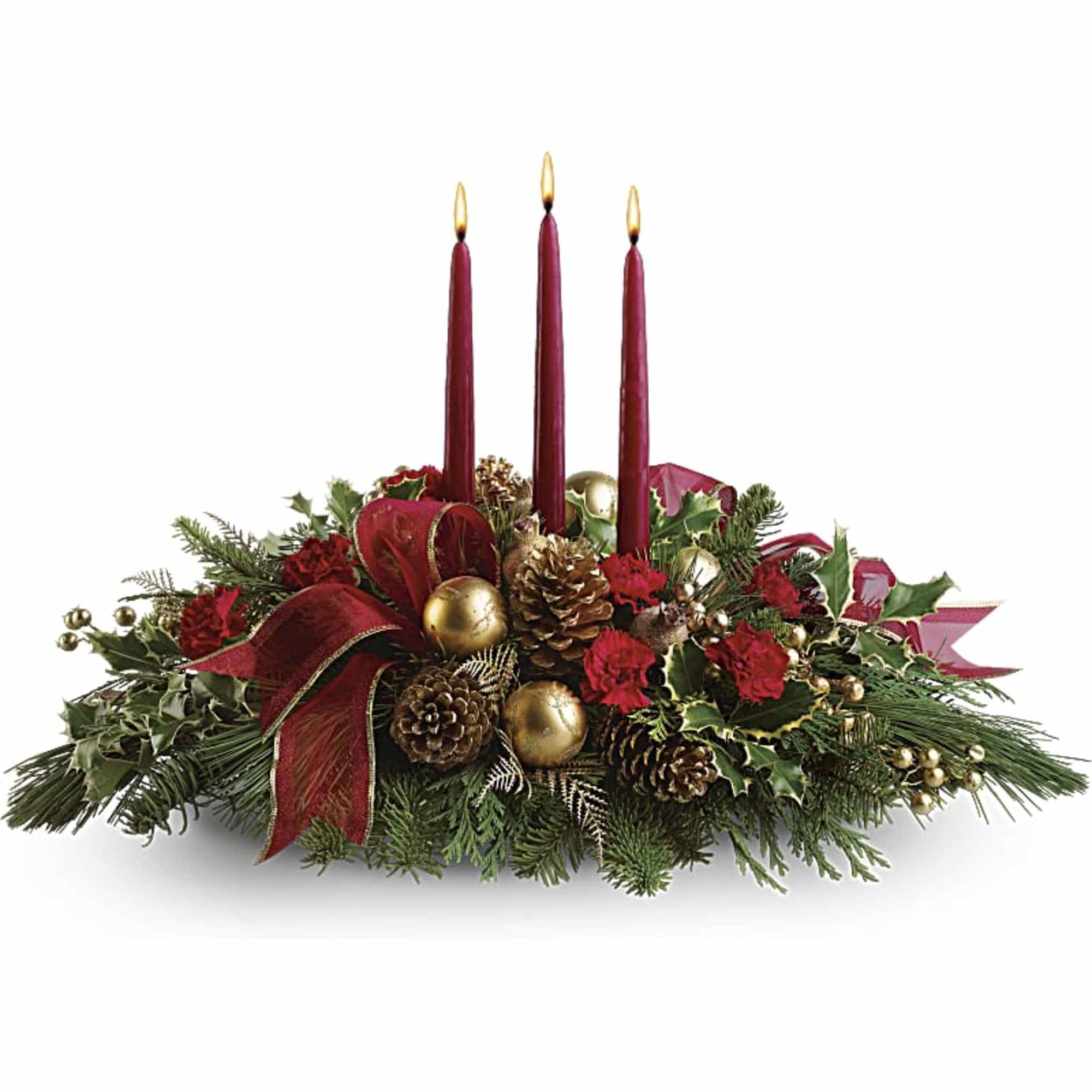 Beautiful mix of greens and flowers. 