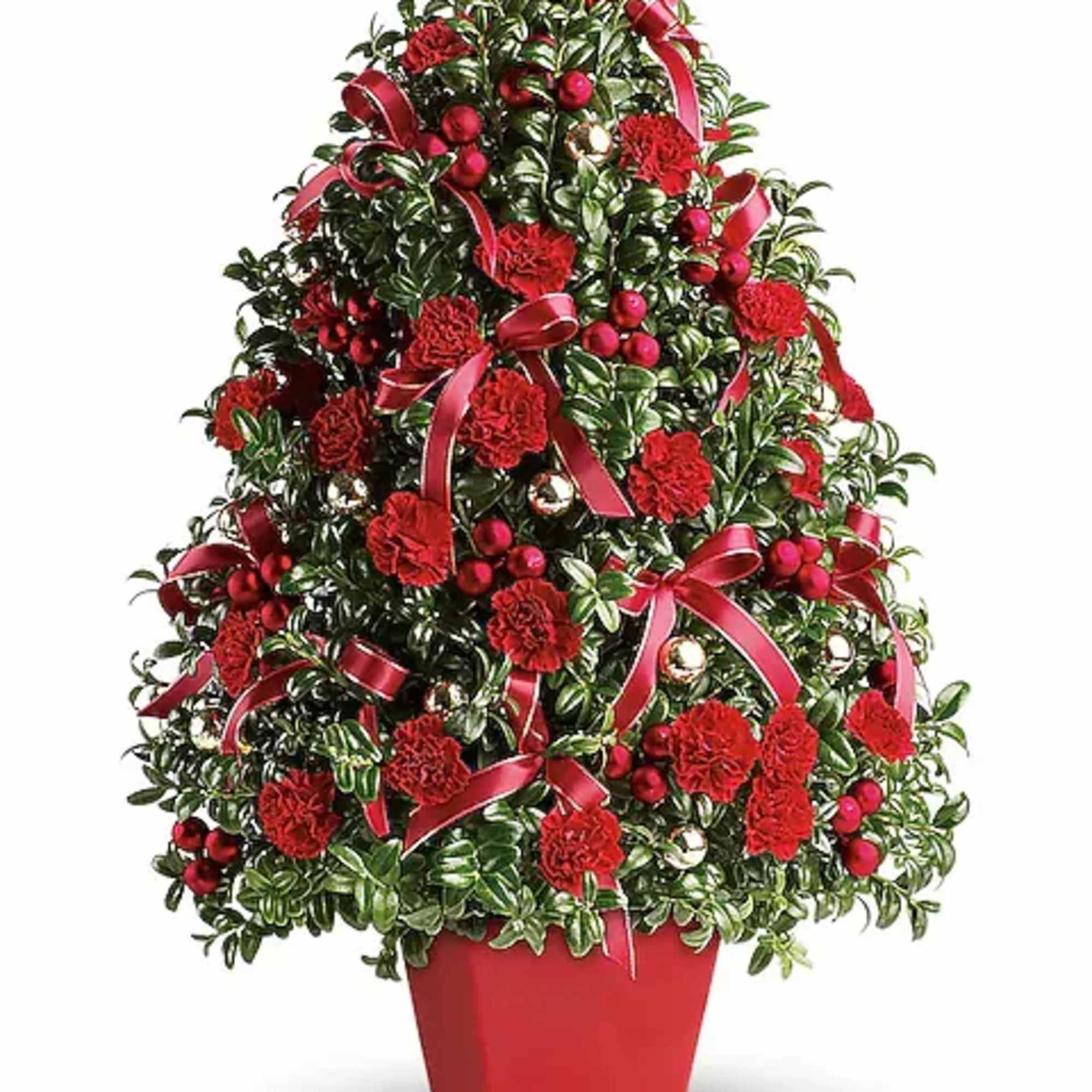 Don't let a lack of space dampen your spirits! This "tree" made