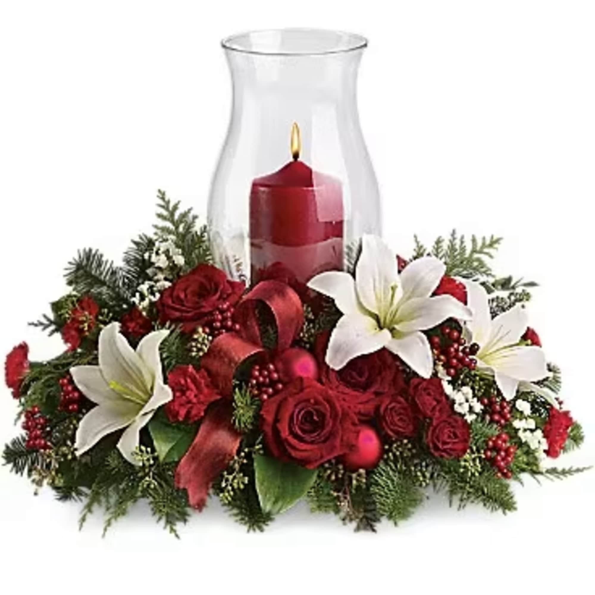 Glow ahead and send this spectacular centerpiece to anyone who's on your