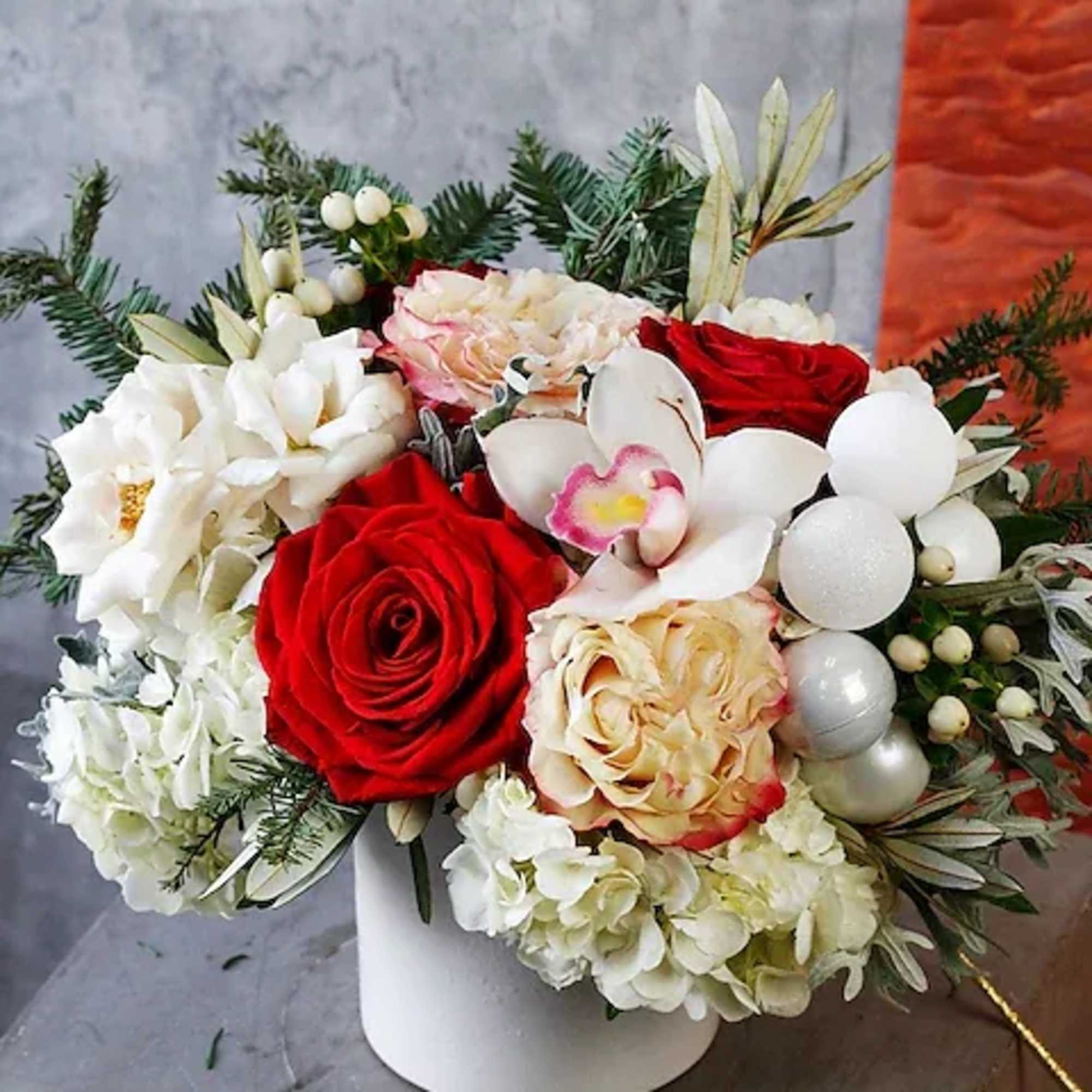 A whimsical blend of textures and colors defines Candy Cane Christmas, where