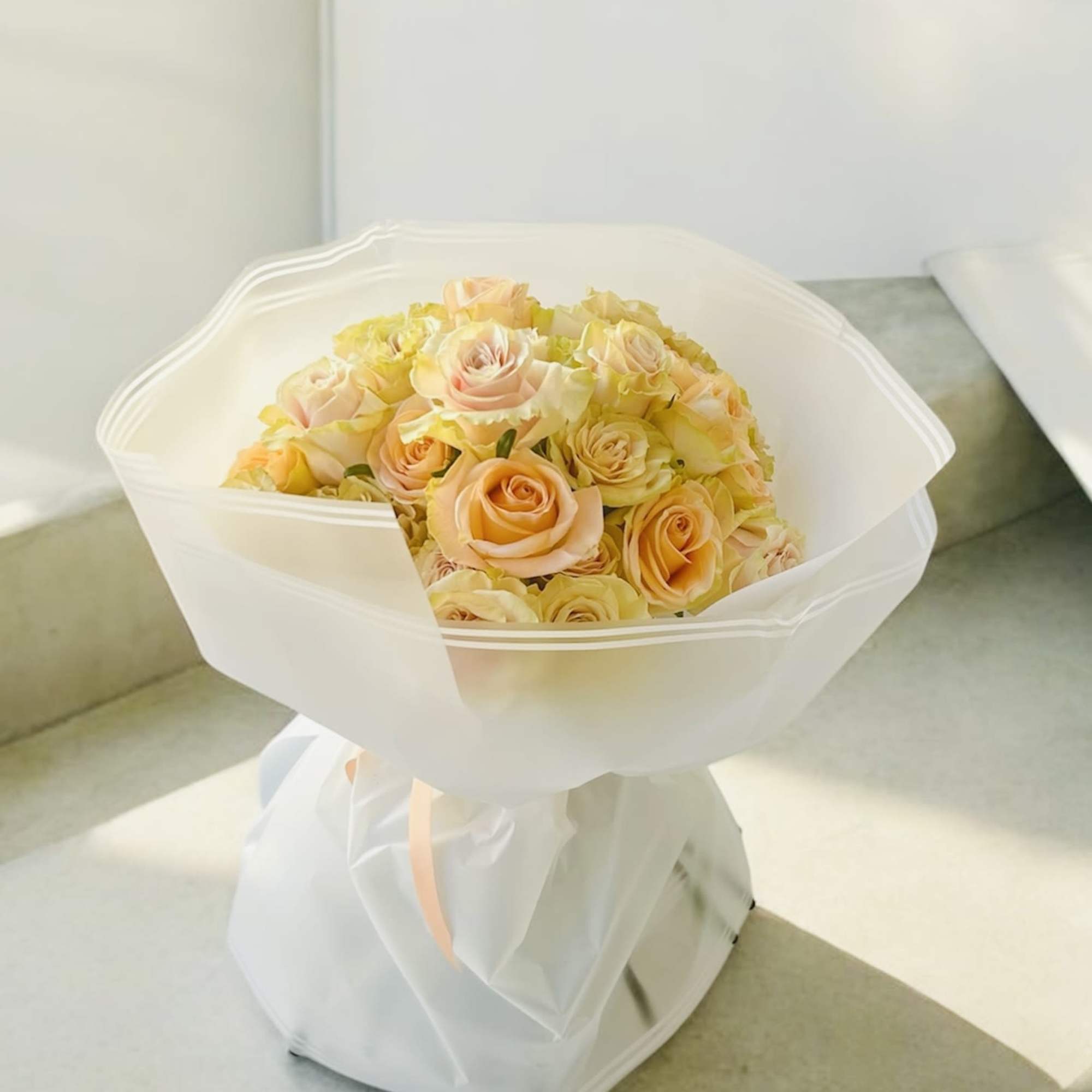 Let us know WHAT COLOR OF ROSES a week in advance by