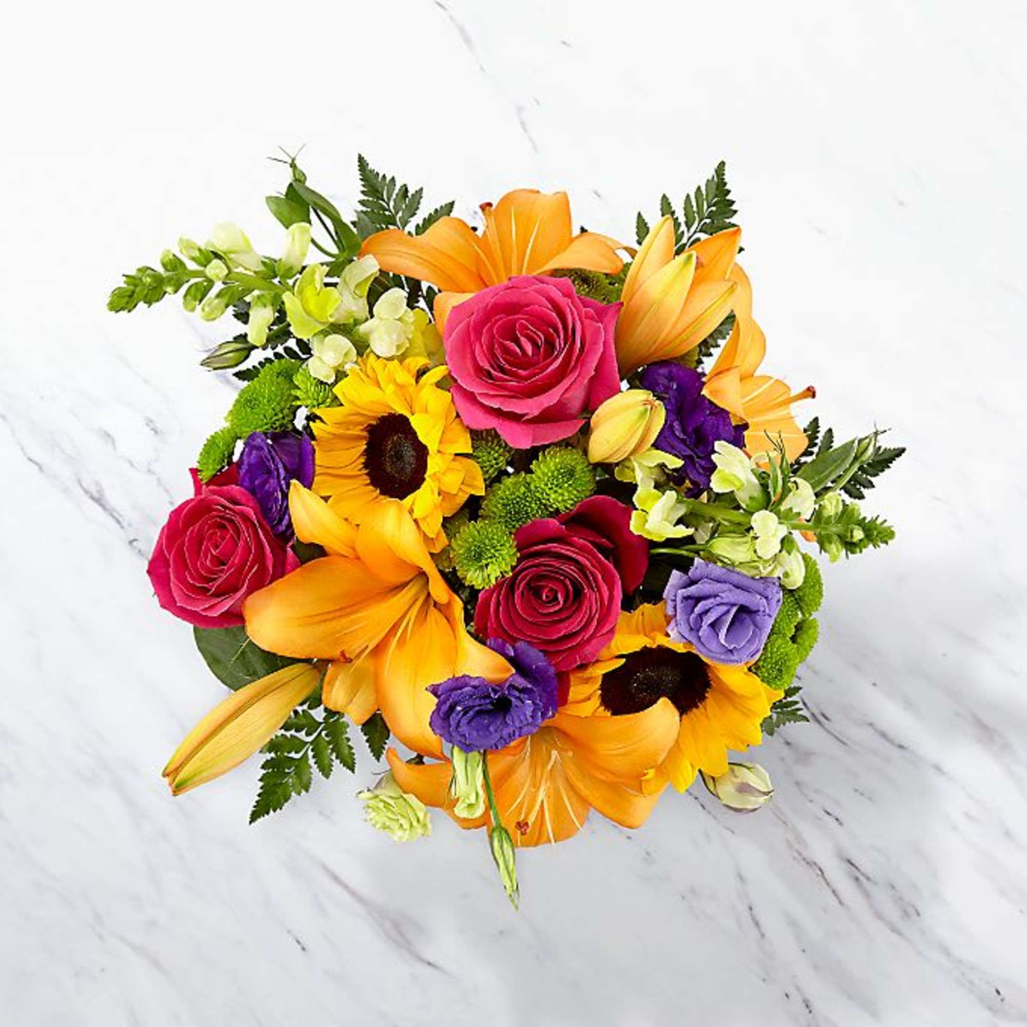 Be Bold &amp; Bright
This bold and bright bouquet is ready to help