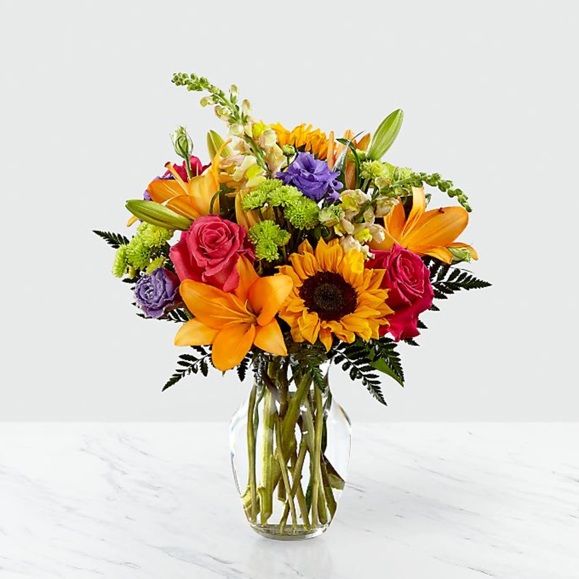 Be Bold &amp; Bright
This bold and bright bouquet is ready to help