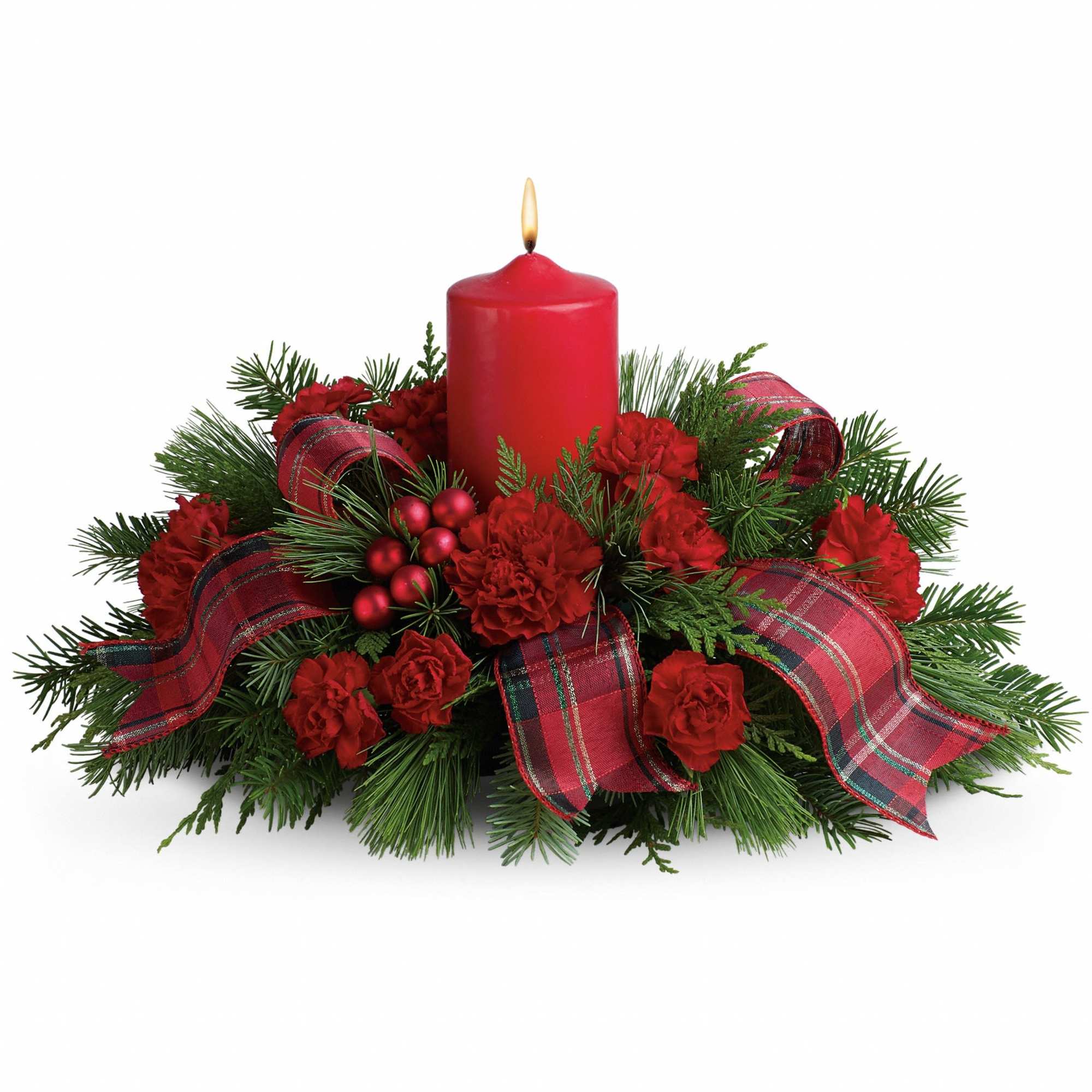 This beautiful arrangement is the perfect way to celebrate the holidays with