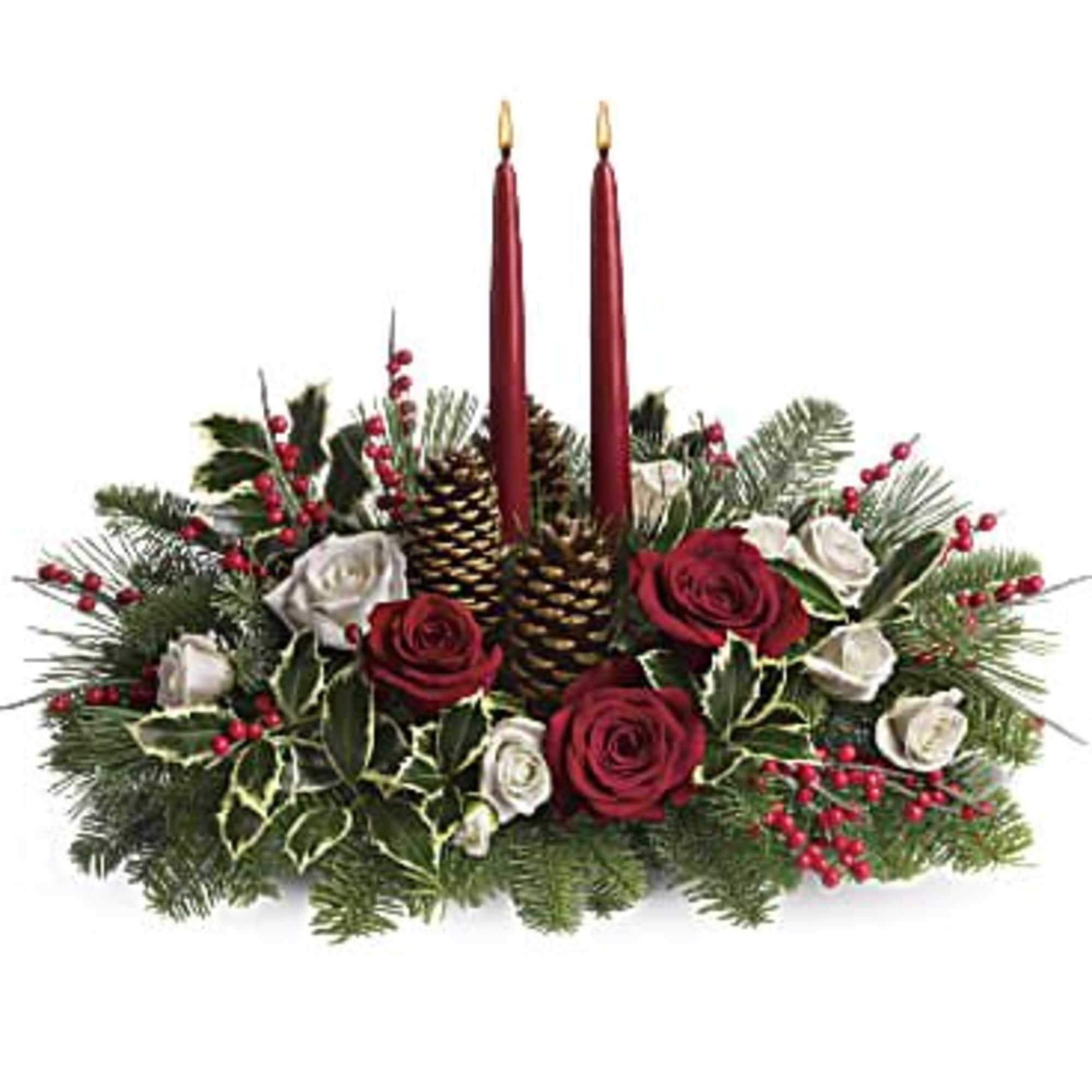 Your wishes for a classic Christmas centerpiece have come true! This elegant