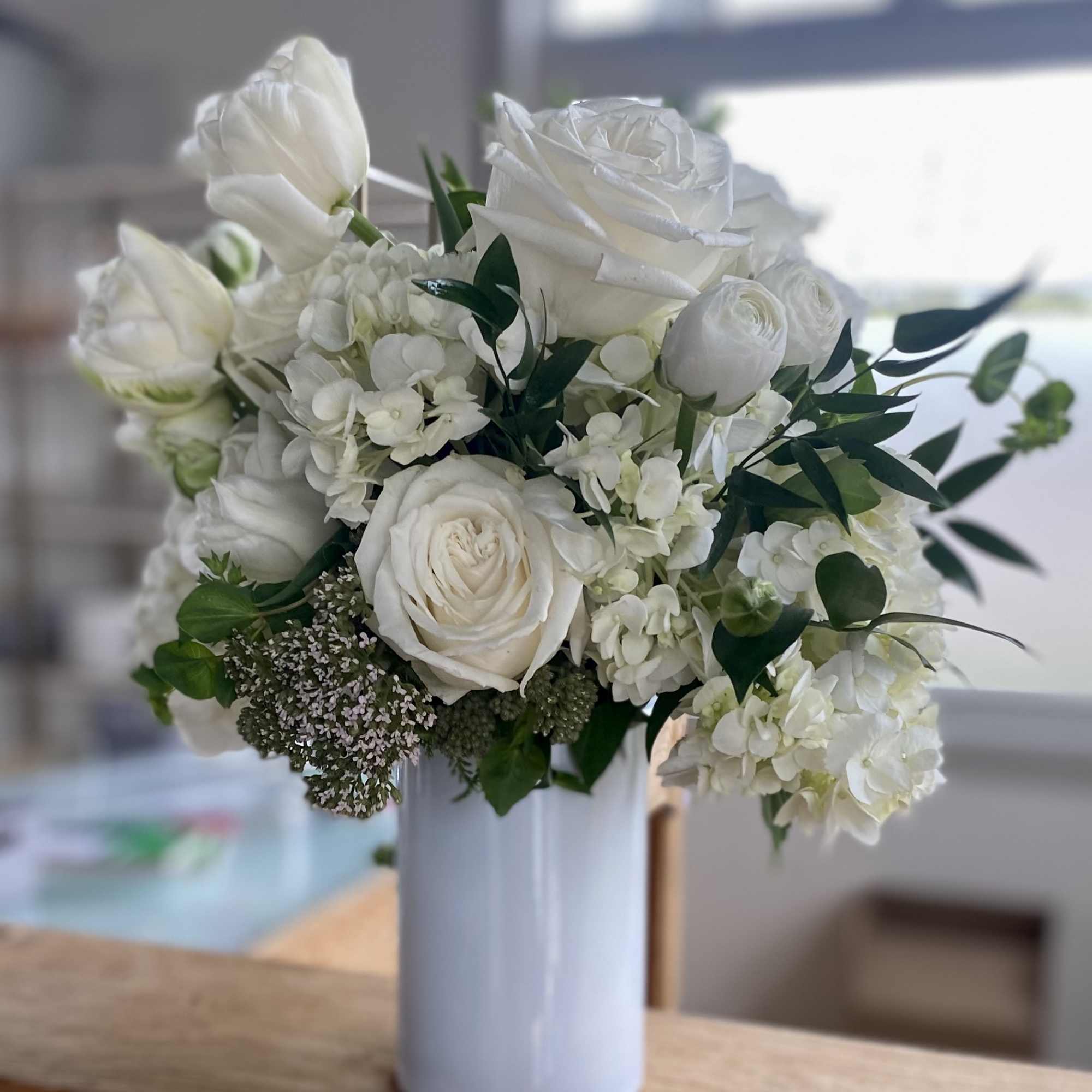 Gorgeous clean whites &amp; greens make this neutral palette a crowd pleaser.