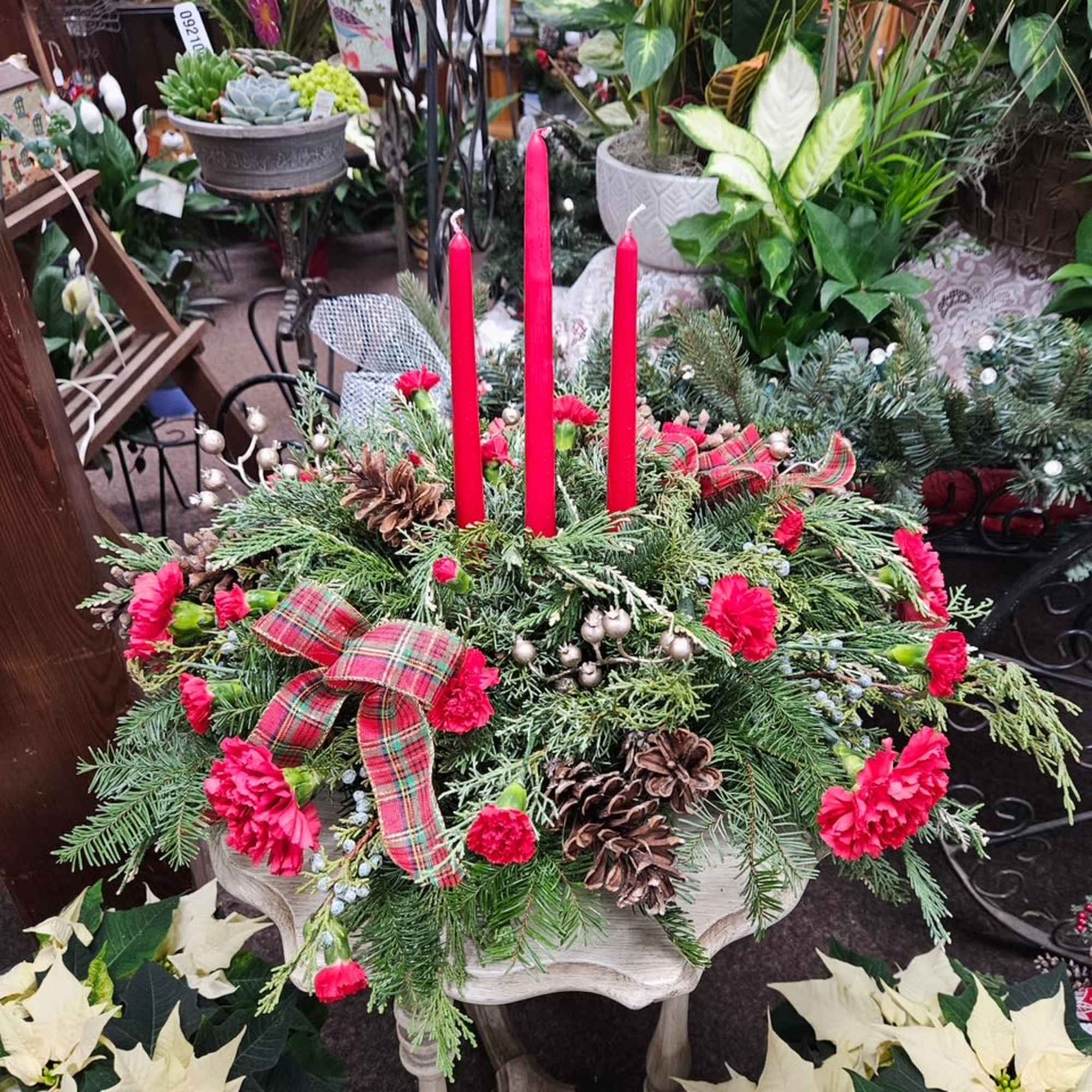 All will be bright this season when you order this joyful Christmas