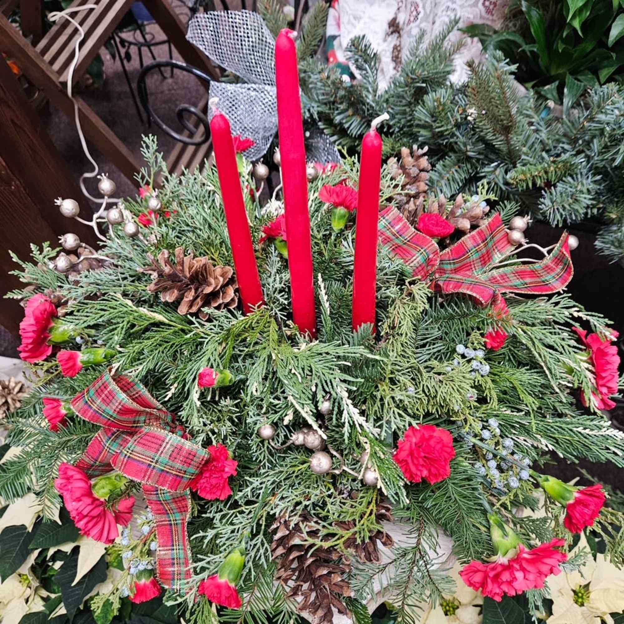 All will be bright this season when you order this joyful Christmas