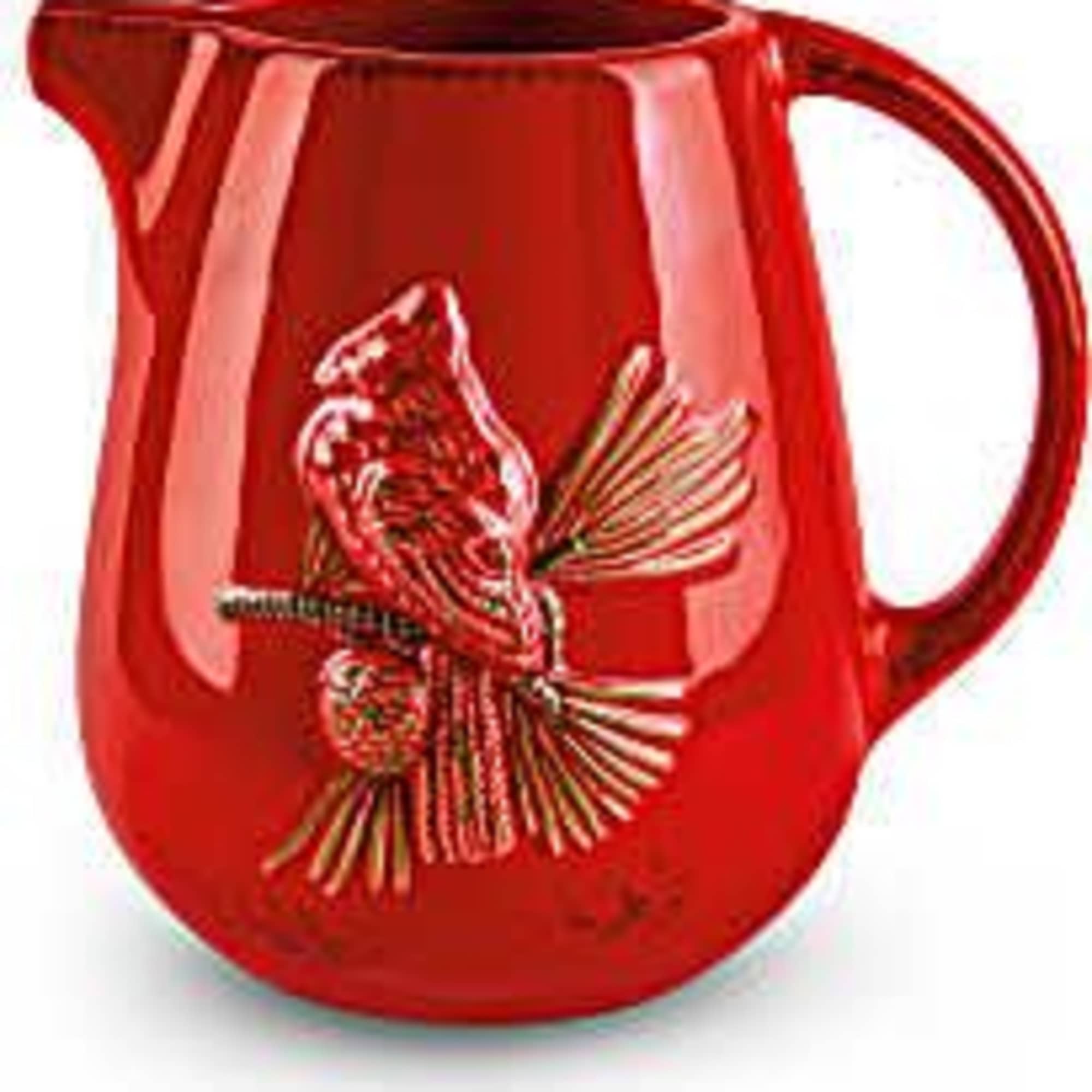 Scarlet Cardinal Bouquet celebrates the season with festive red blooms and winter