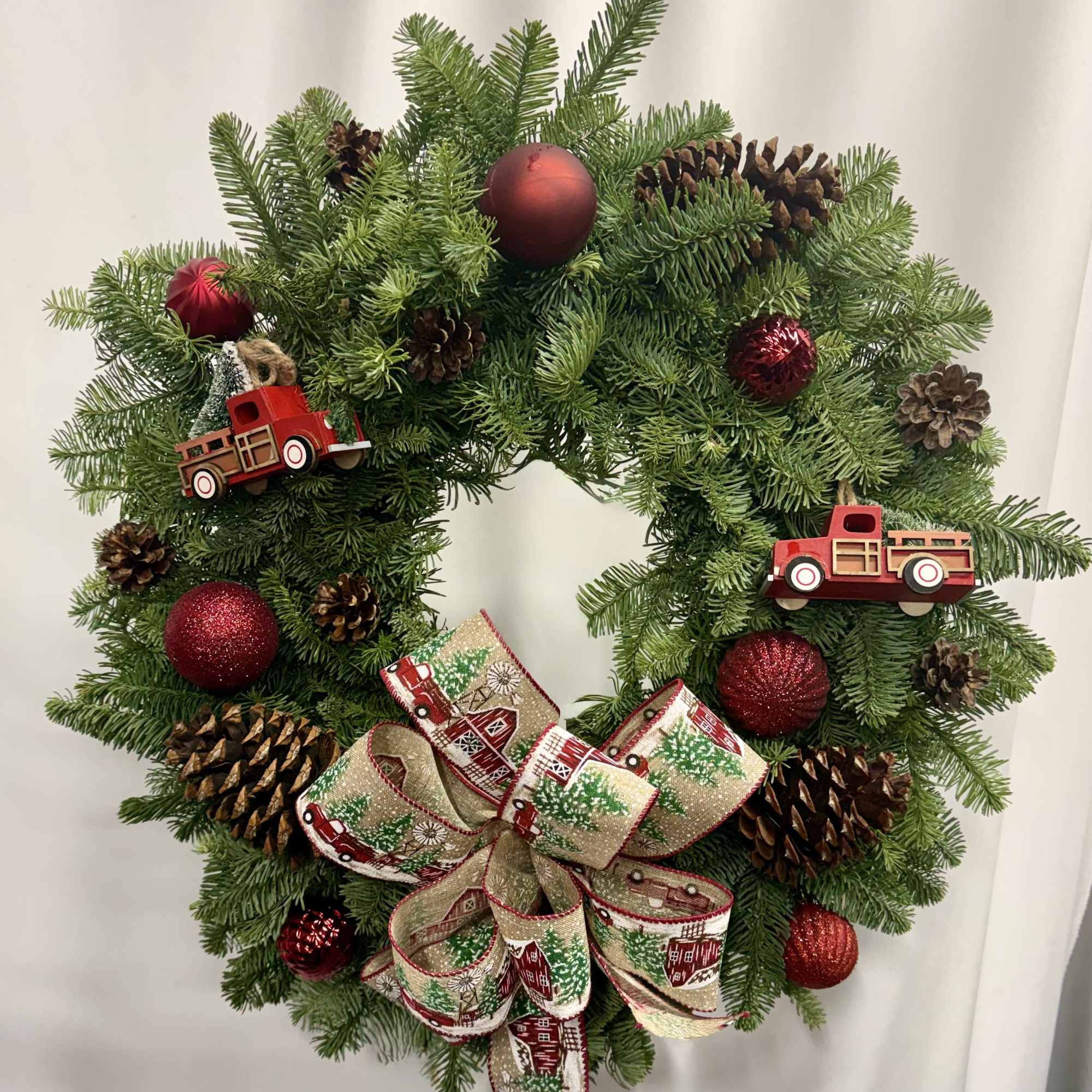 Christmas wreaths, a timeless tradition that starts off the holiday season. Little