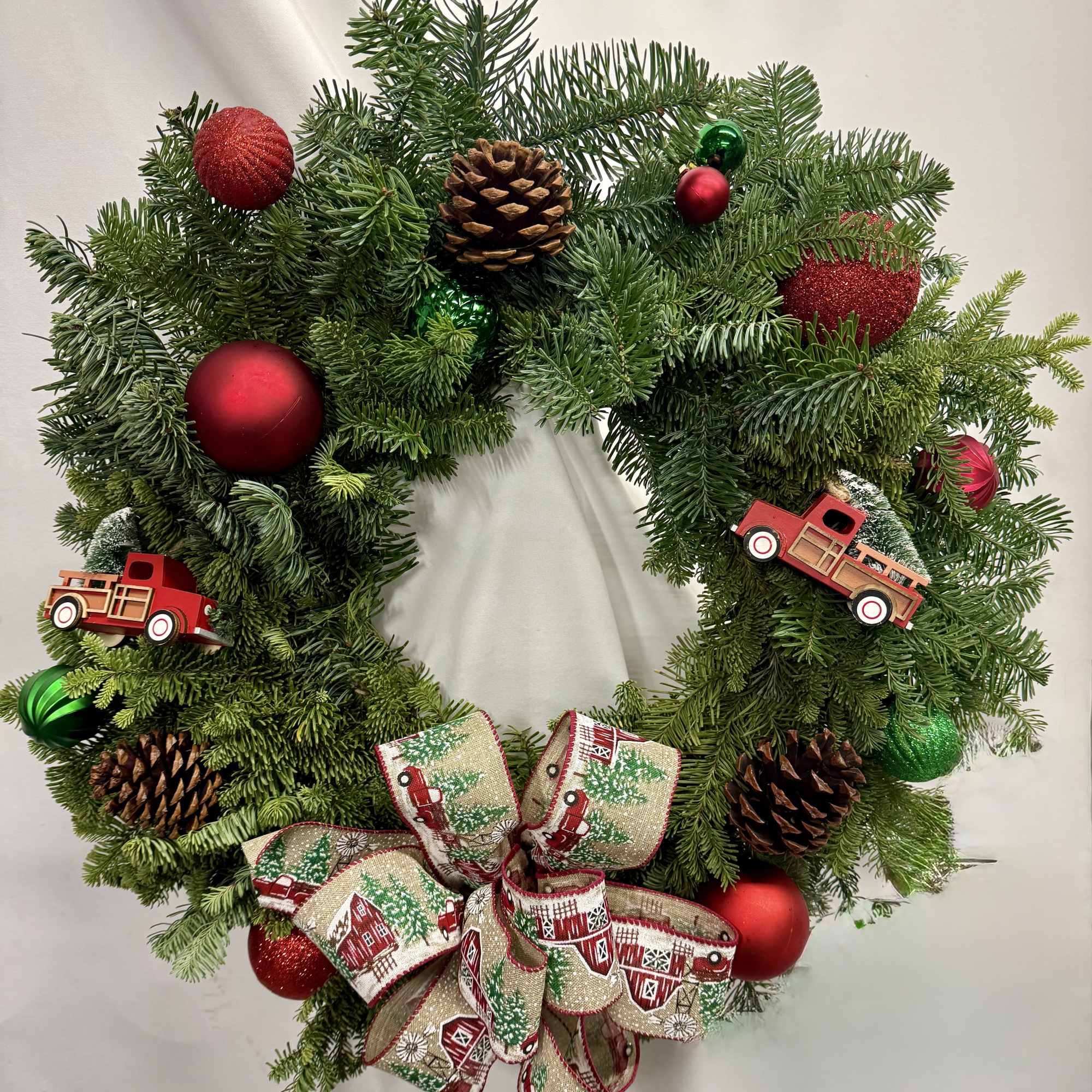 Christmas wreaths, a timeless tradition that starts off the holiday season. Little