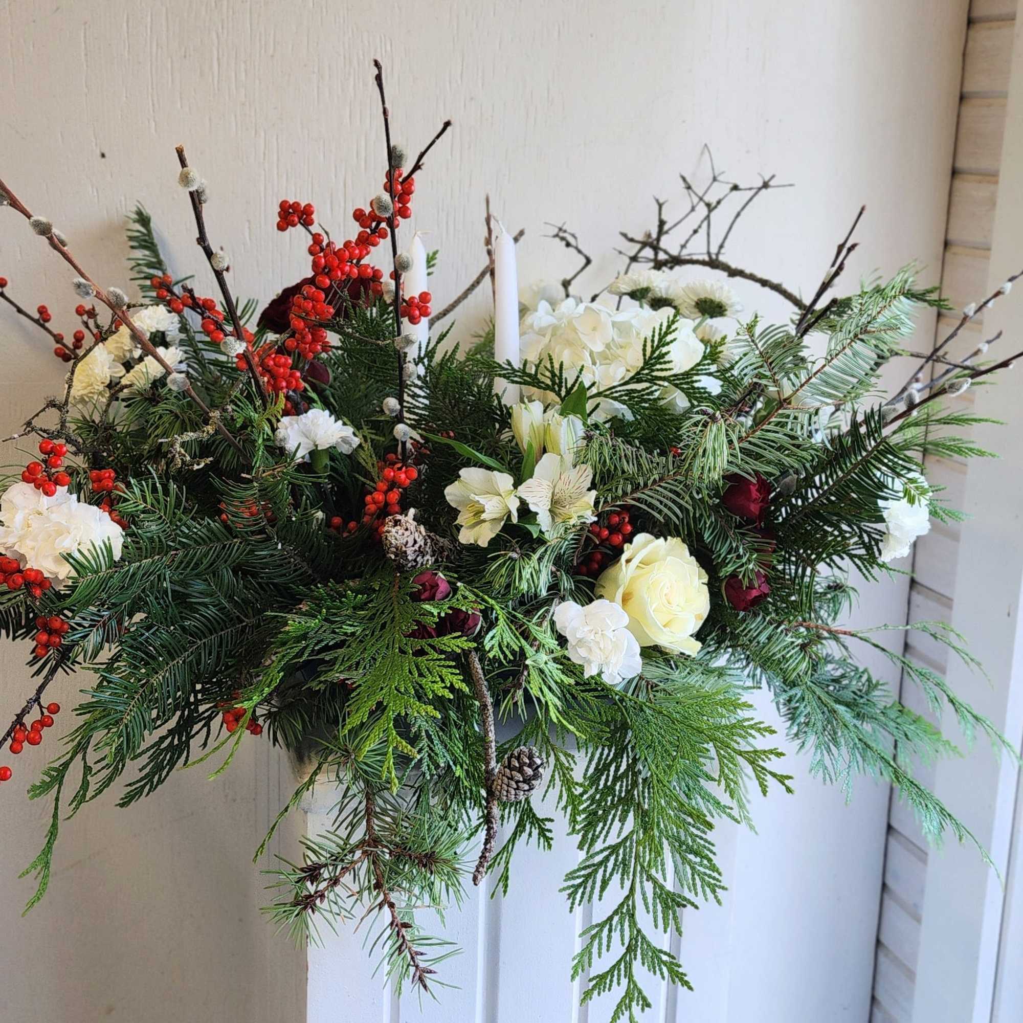 We are a custom design studio florist in a small town. Every