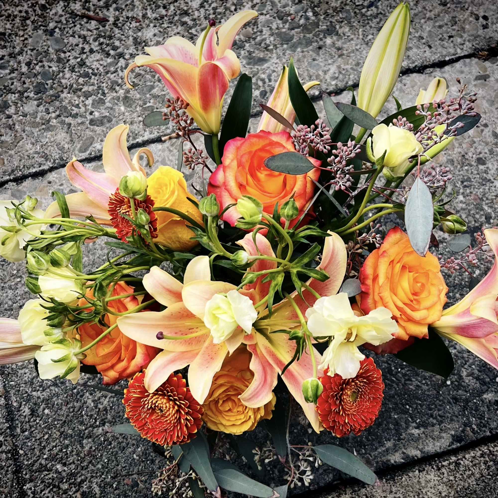 A soft, romantic arrangement inspired by gentle moments and timeless beauty. Blushing