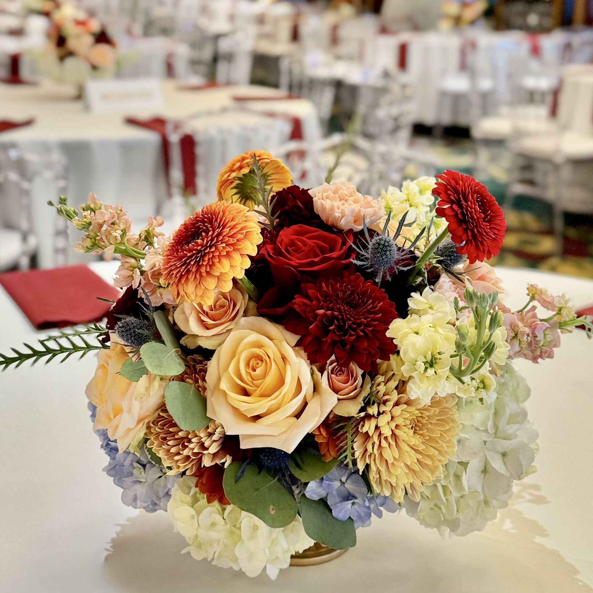 A beautiful table centerpiece can transform an ordinary meal into an extraordinary