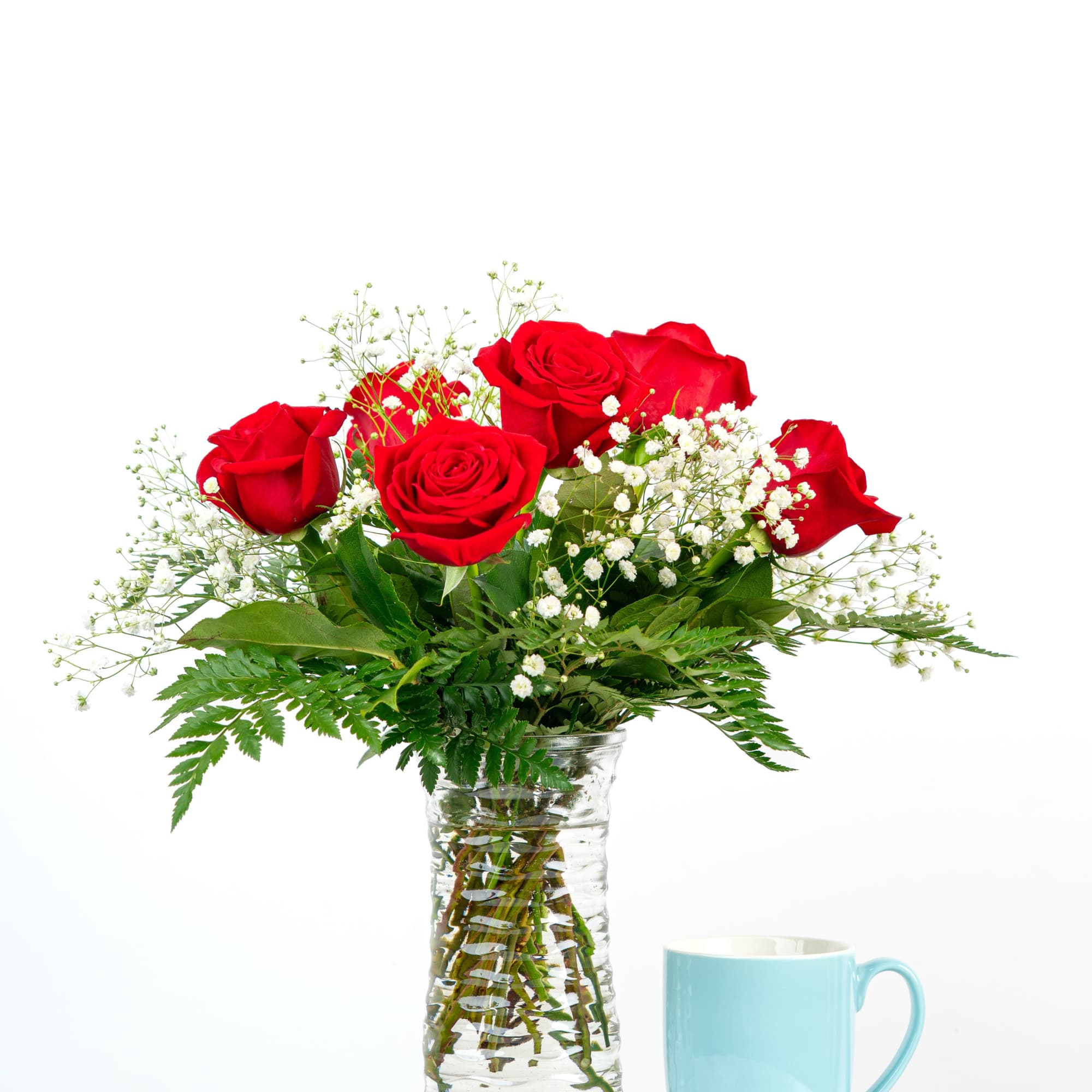 Looking for a classic and bold arrangement of red roses to celebrate