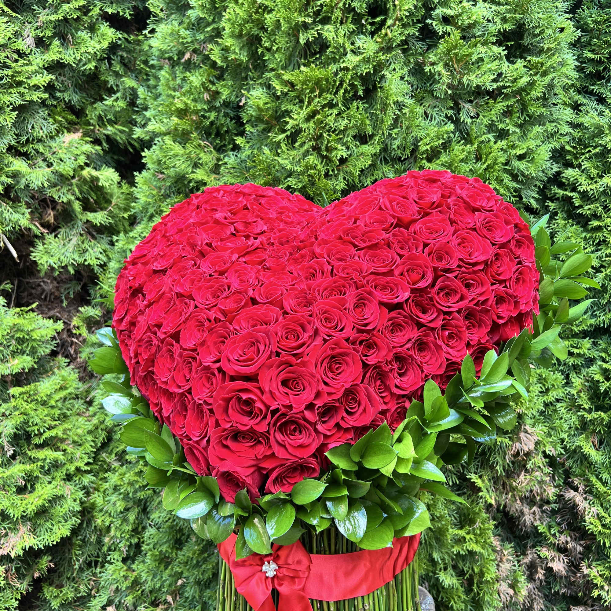 300 Premium Ecuadorean roses , handled carefully to make the most beautiful