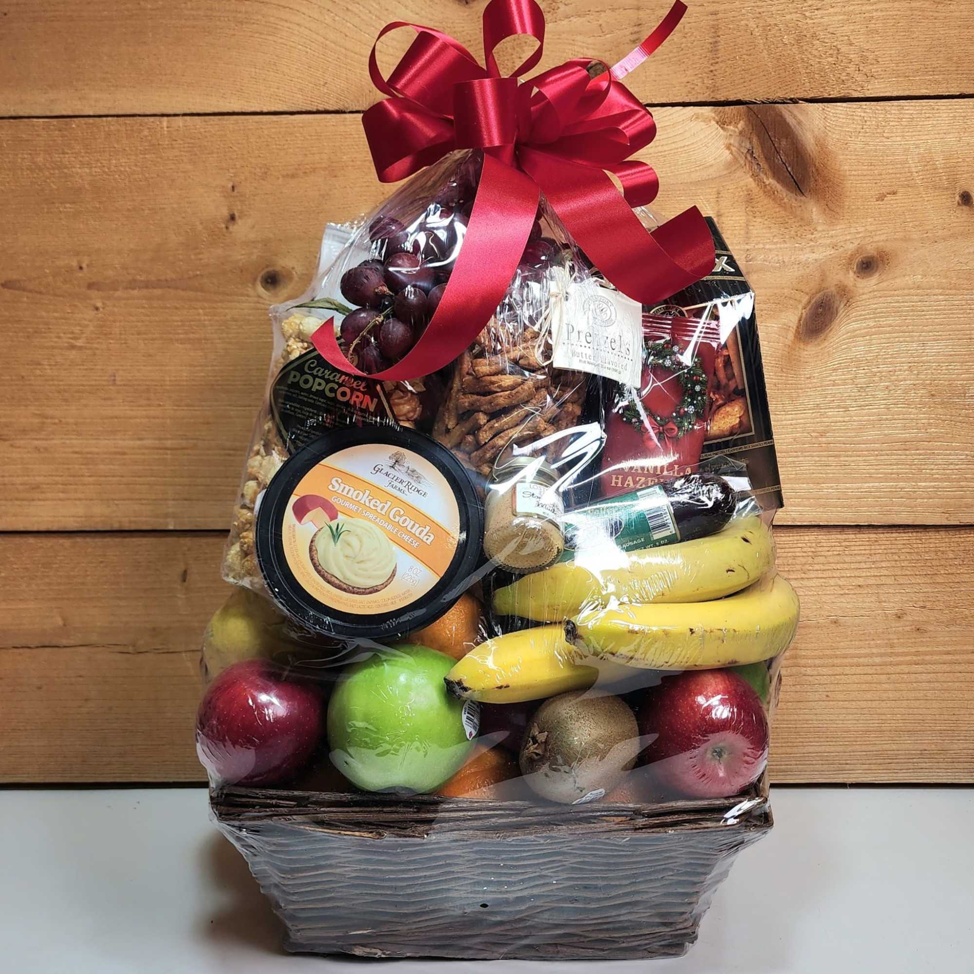 Our Fruit &amp; Gourmet Basket is a fantastic gift to show someone