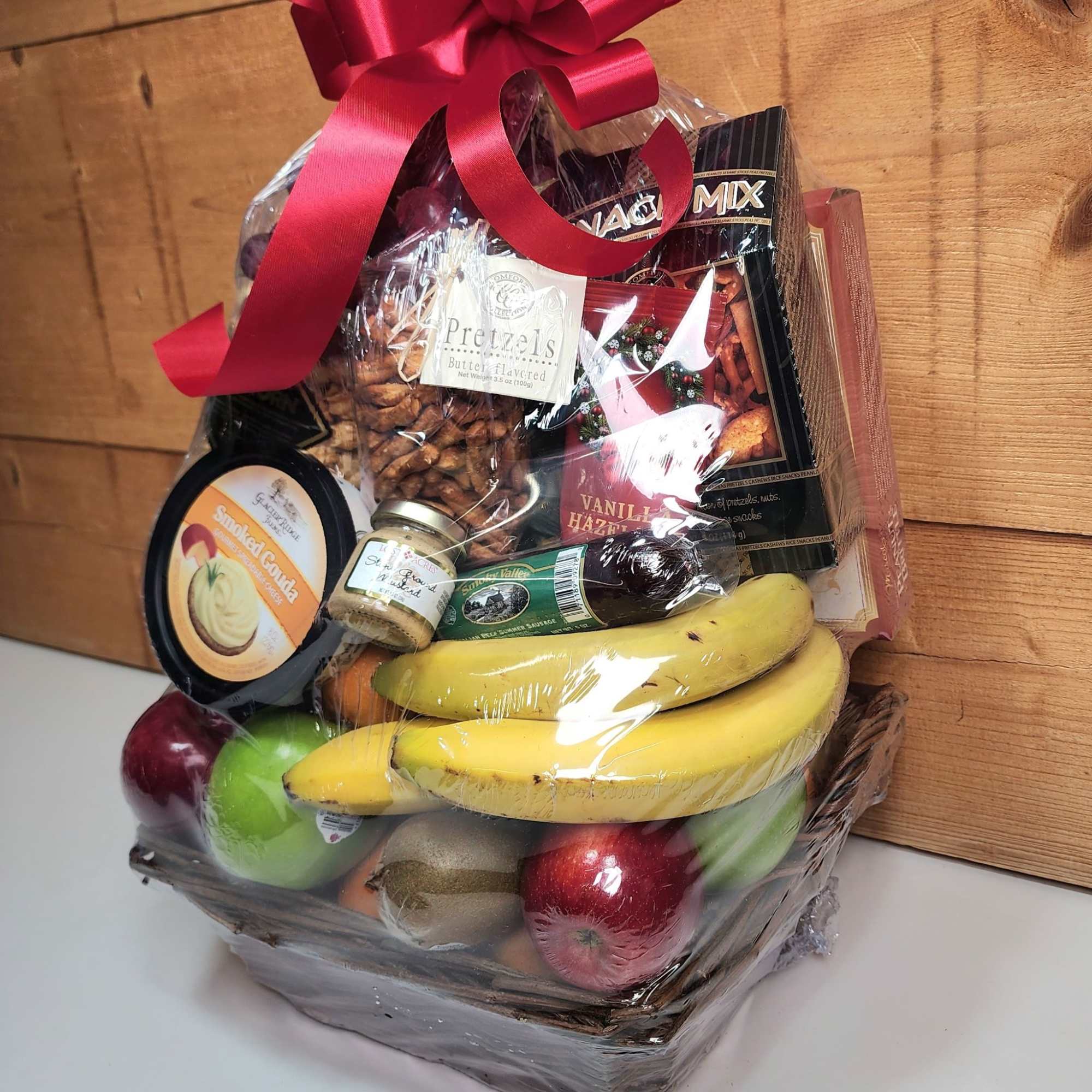 Our Fruit &amp; Gourmet Basket is a fantastic gift to show someone