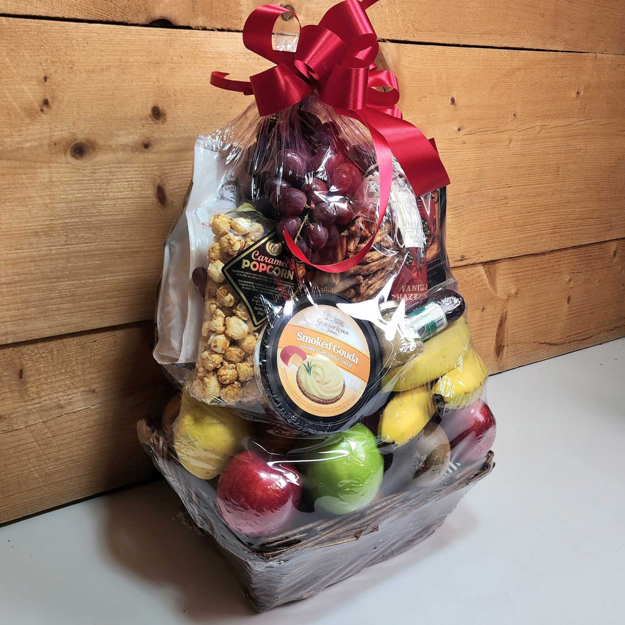 Our Fruit &amp; Gourmet Basket is a fantastic gift to show someone