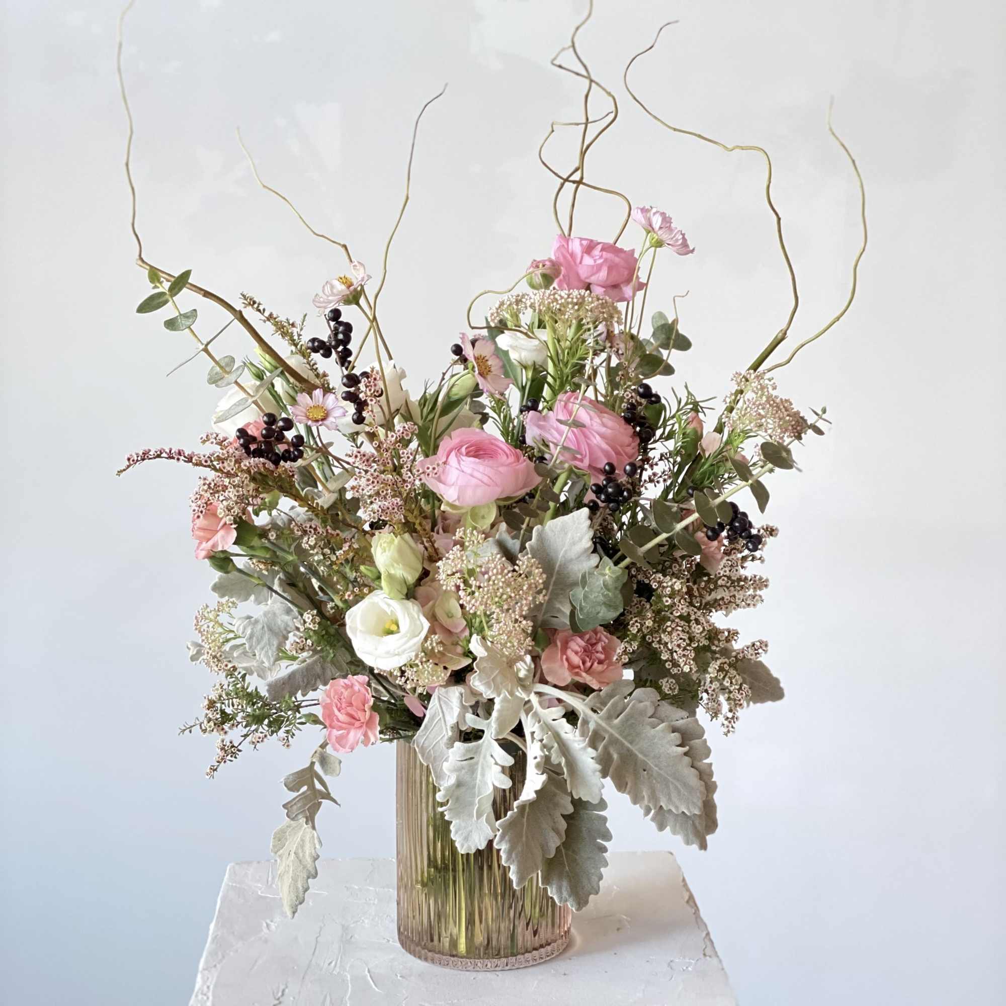 Brighten someone&rsquo;s day with our Blush Blooms arrangement&mdash;a celebration of all things