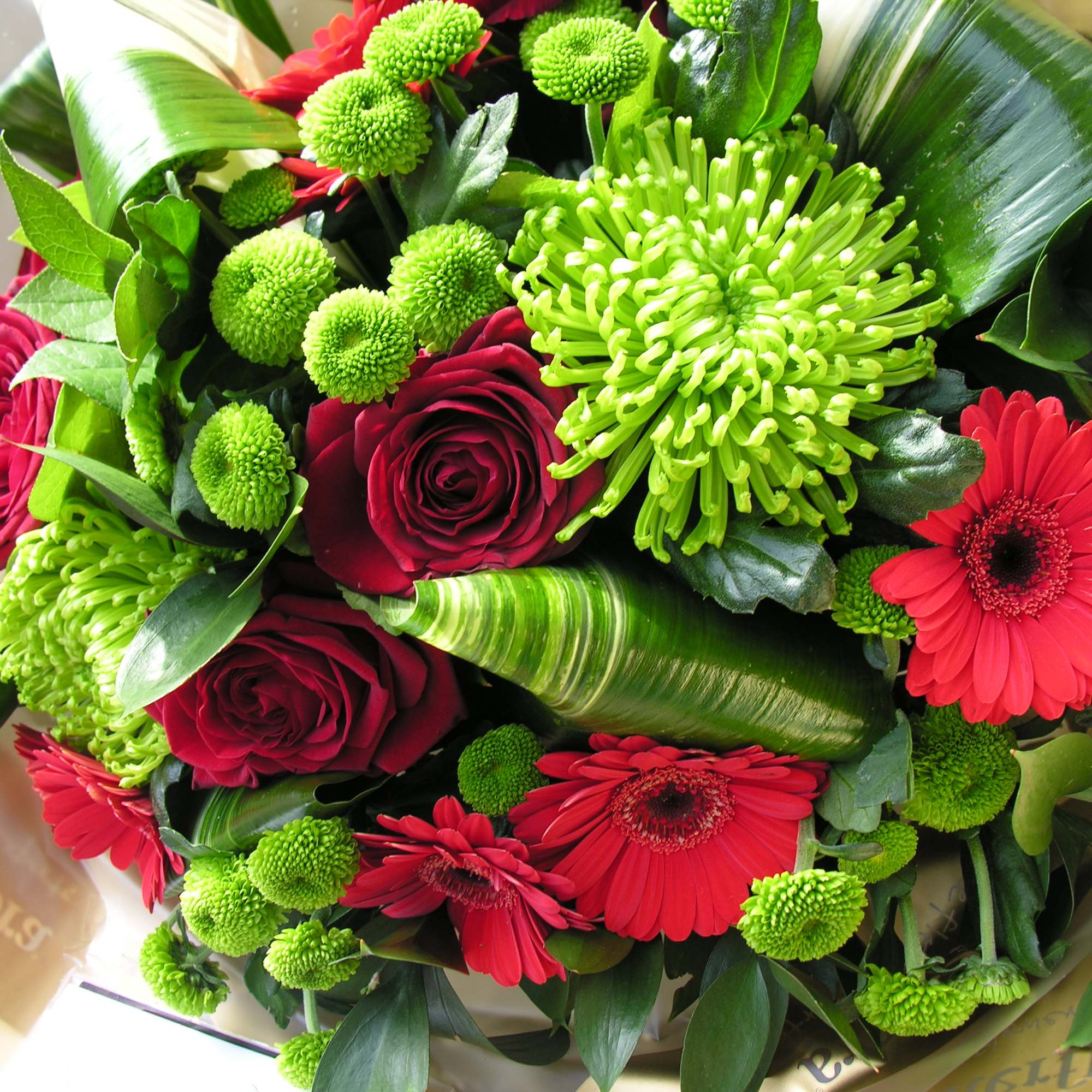 Combinations of the freshest flowers at the store today arranged and will