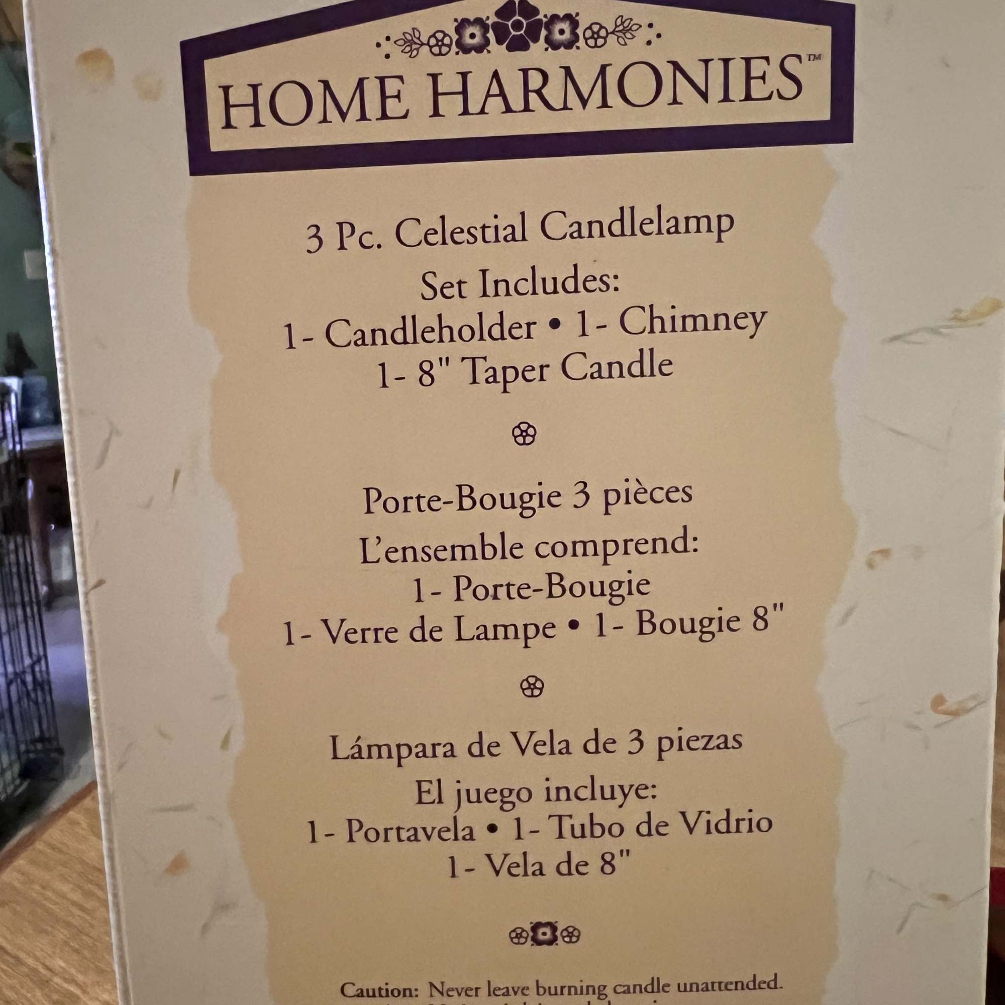 This wonderful Vintage Candle holder comes in three pieces. The Base, The