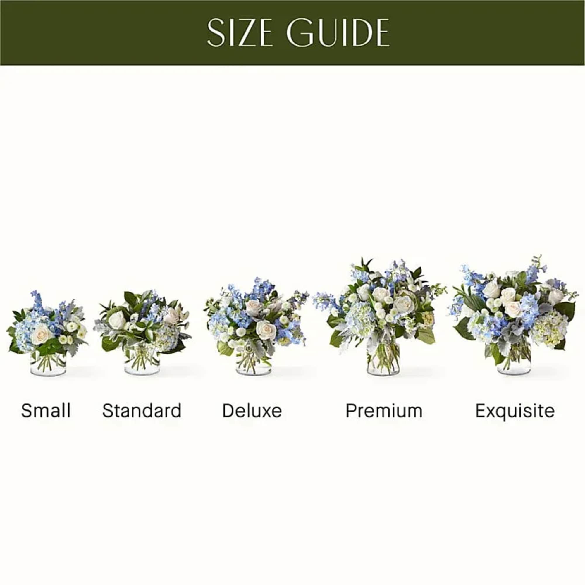 Let this uplifting arrangement be reminders of the clear skies ahead. Capturing