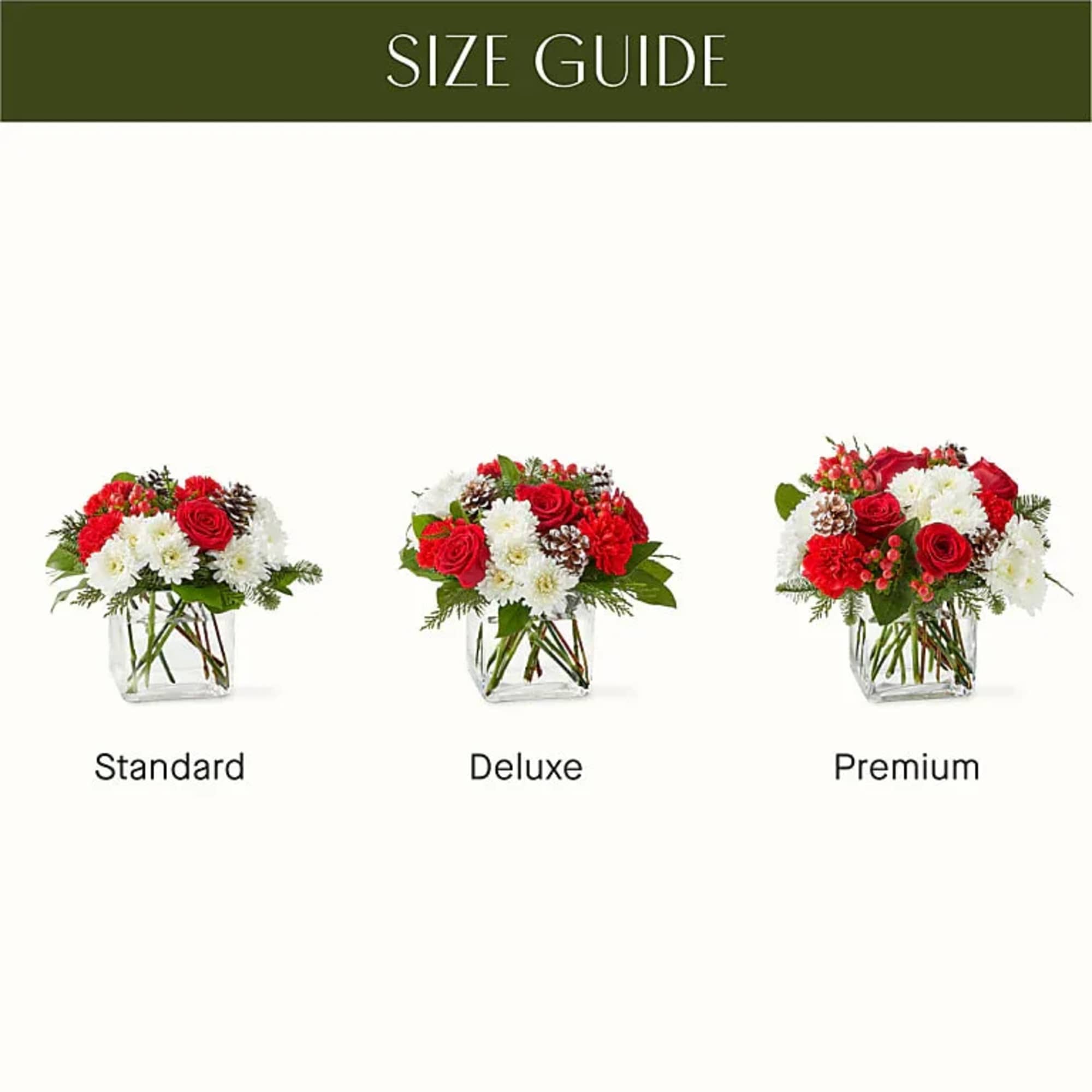 SNOW ANGEL BOUQUET

A delicate balance of red and white florals accented with