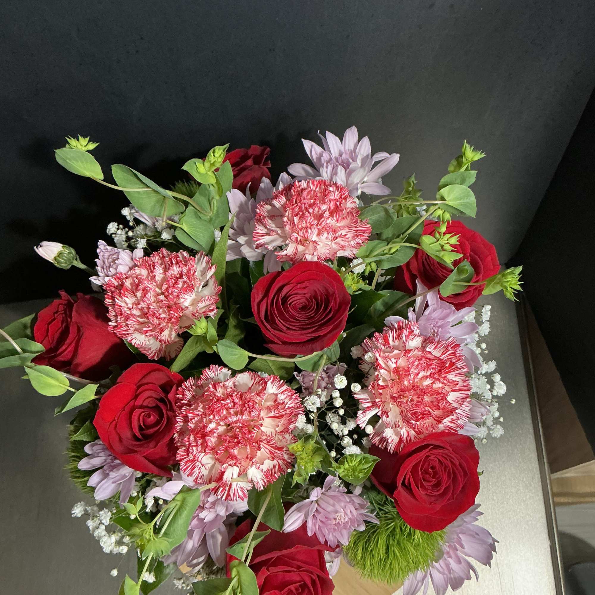 This box of Flowers was designed for a very special birthday person